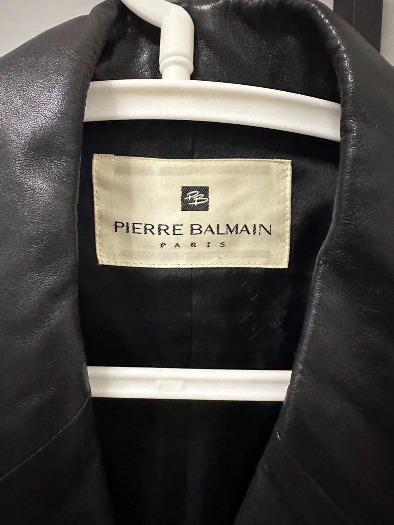 Balmain Balmain Rare Print Leather Jacket Size US M / EU 48-50 / 2 - 2 Thumbnail