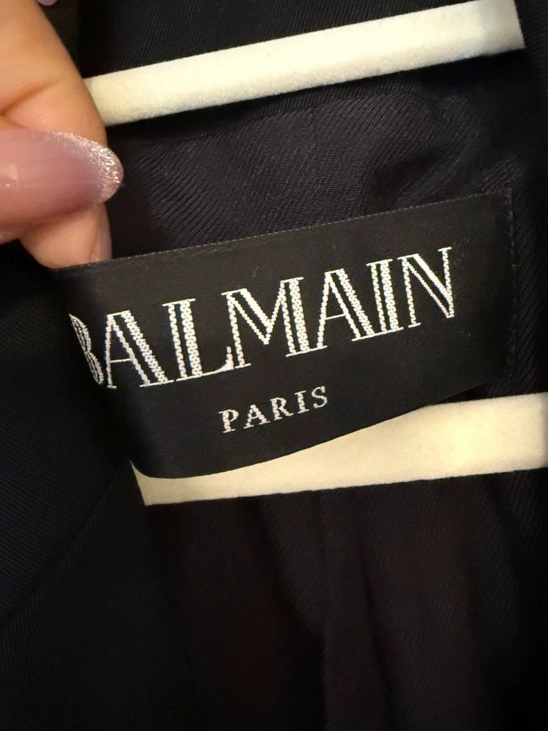 Balmain Classic Balmain Black Blazer Size US S / EU 44-46 / 1 - 2 Thumbnail
