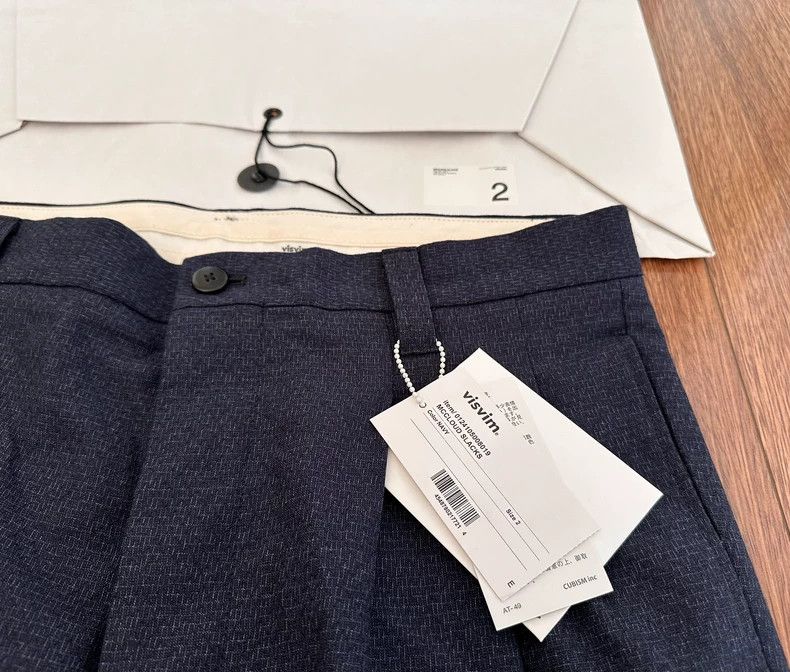 visvim MCCLOUD SLACKS ネイビー Visvim McCloud Slacks Navy Pants