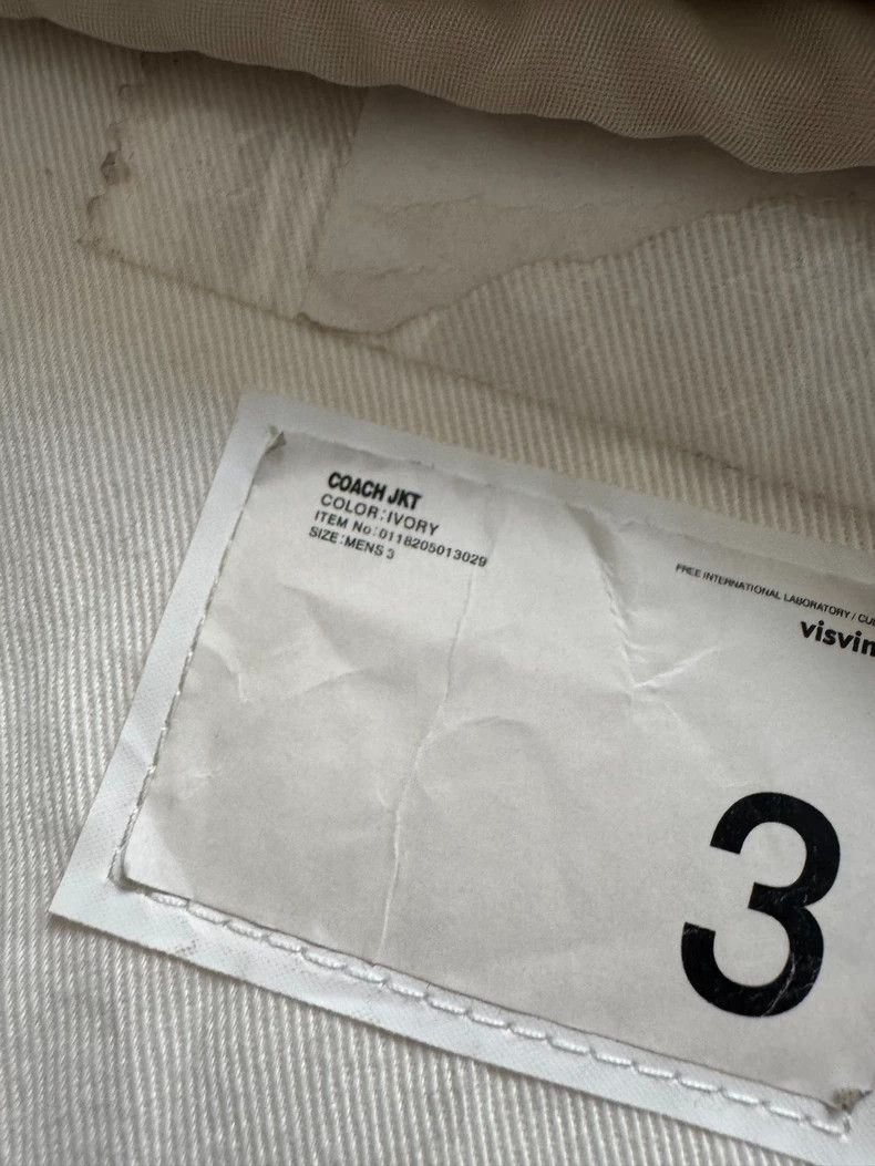 Visvim VISVIM Coach Jacket in Ivory Color Size US M / EU 48-50 / 2 - 4 Thumbnail