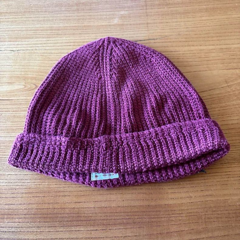 Visvim visvim Burgundy Knit Beanie Hat Size ONE SIZE - 2 Thumbnail