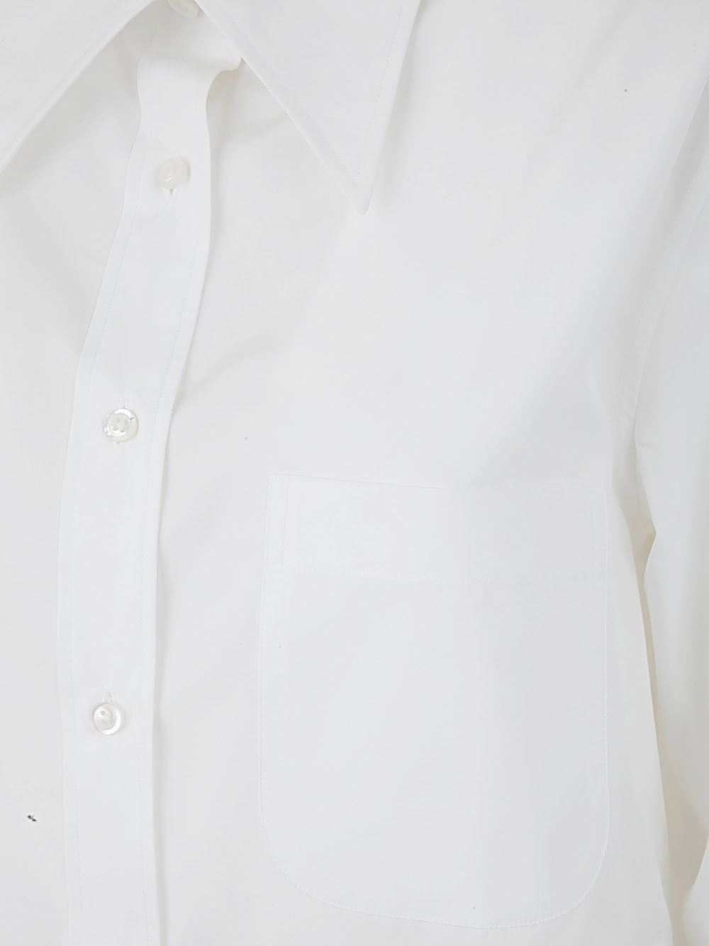 Thom Browne EXAGGERATED EASY FIT POINT COLLAR SHIRT IN POPLIN Size M / US 6-8 / IT 42-44 - 6 Thumbnail