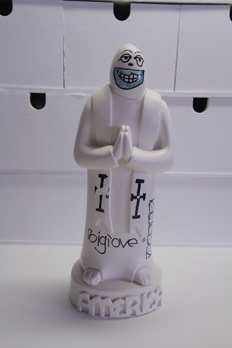 Other Mark Gonzales Ceramic Priest from Mo Wax, 1999 | Grailed