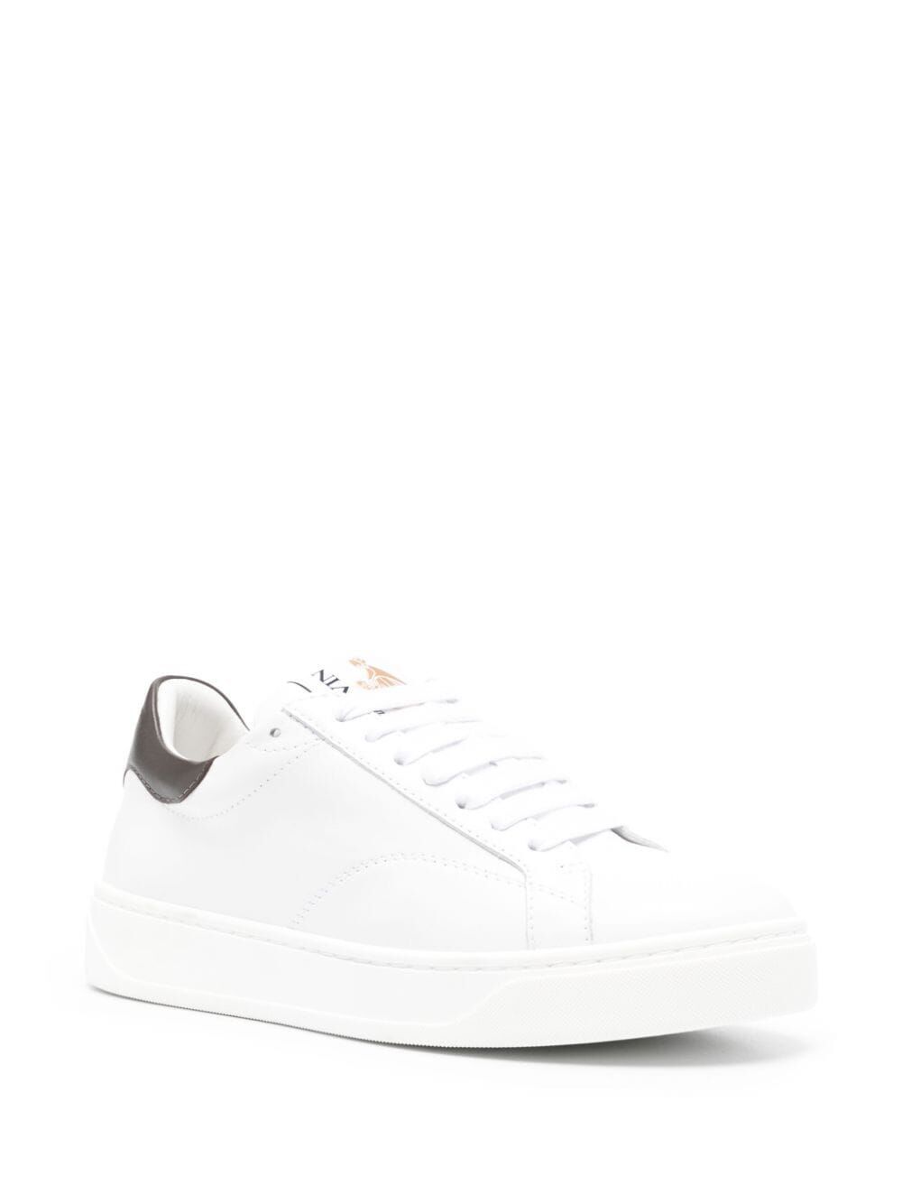 Lanvin DDB0 SNEAKER WITH CONTRASTED EMBROIDERIES Size US 8 / IT 38 - 4 Thumbnail