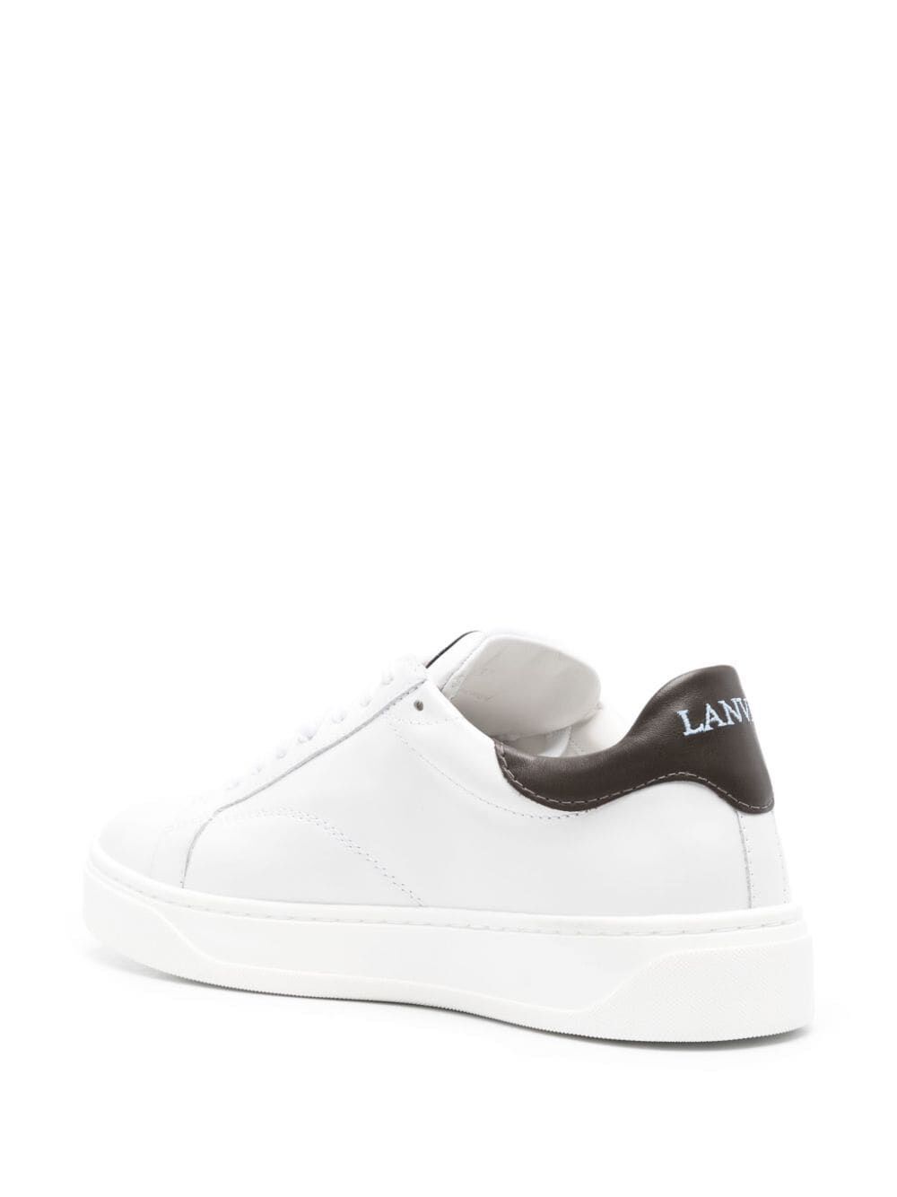 Lanvin DDB0 SNEAKER WITH CONTRASTED EMBROIDERIES Size US 8 / IT 38 - 3 Thumbnail