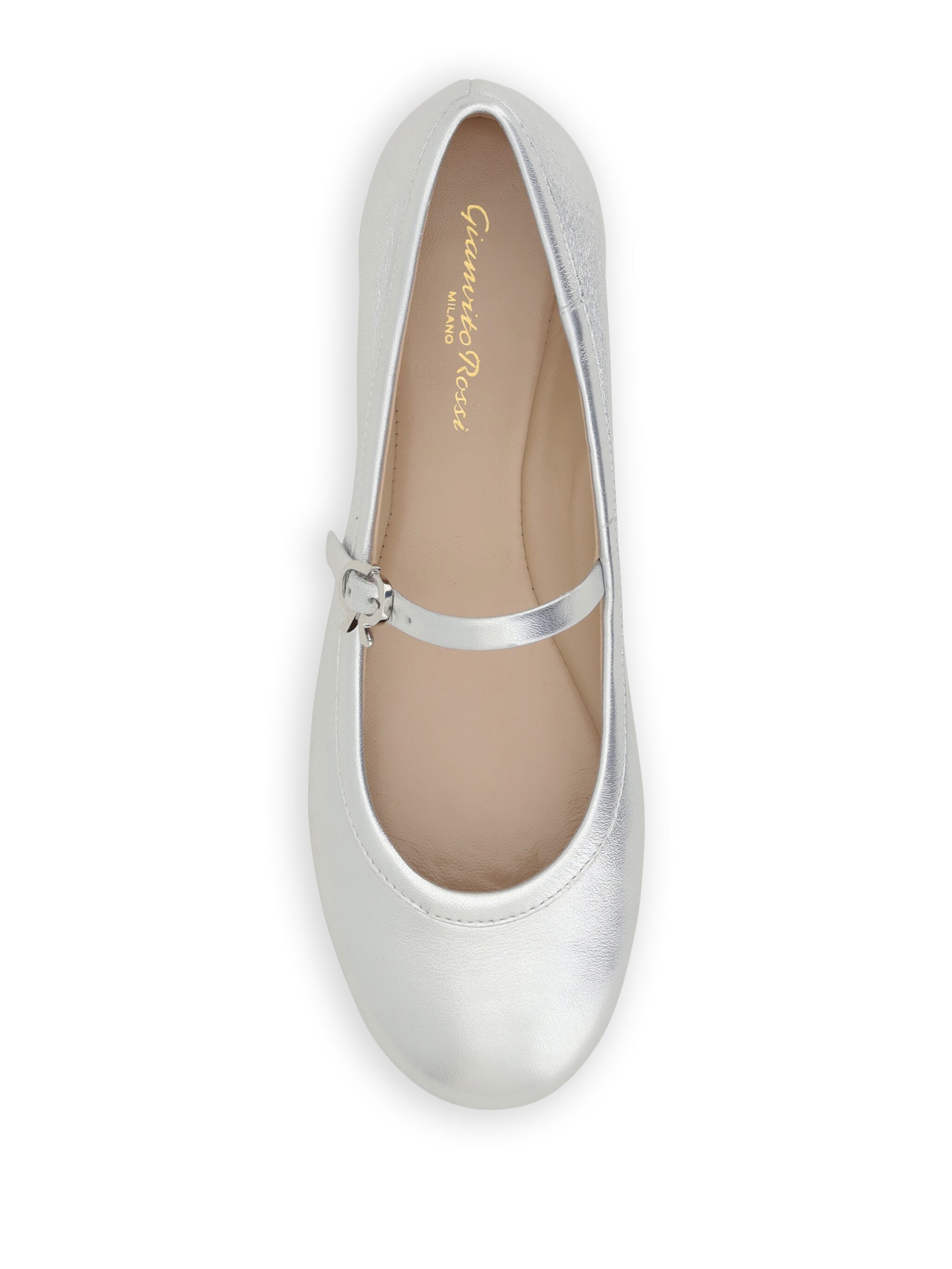 Gianvito Rossi CARLA NAPPA SILK WASHED BALLERINA Size US 6.5 / IT 36.5 - 3 Thumbnail