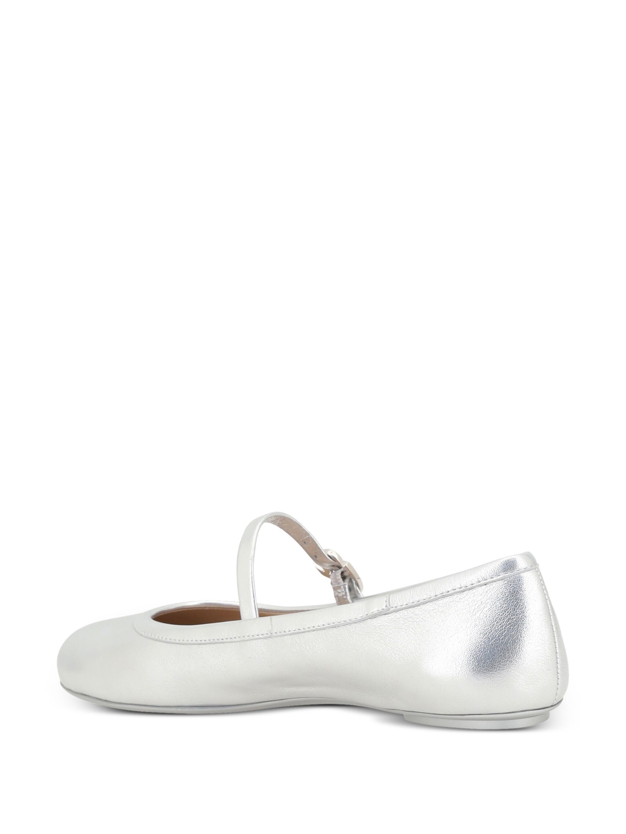Gianvito Rossi CARLA NAPPA SILK WASHED BALLERINA Size US 6.5 / IT 36.5 - 4 Thumbnail