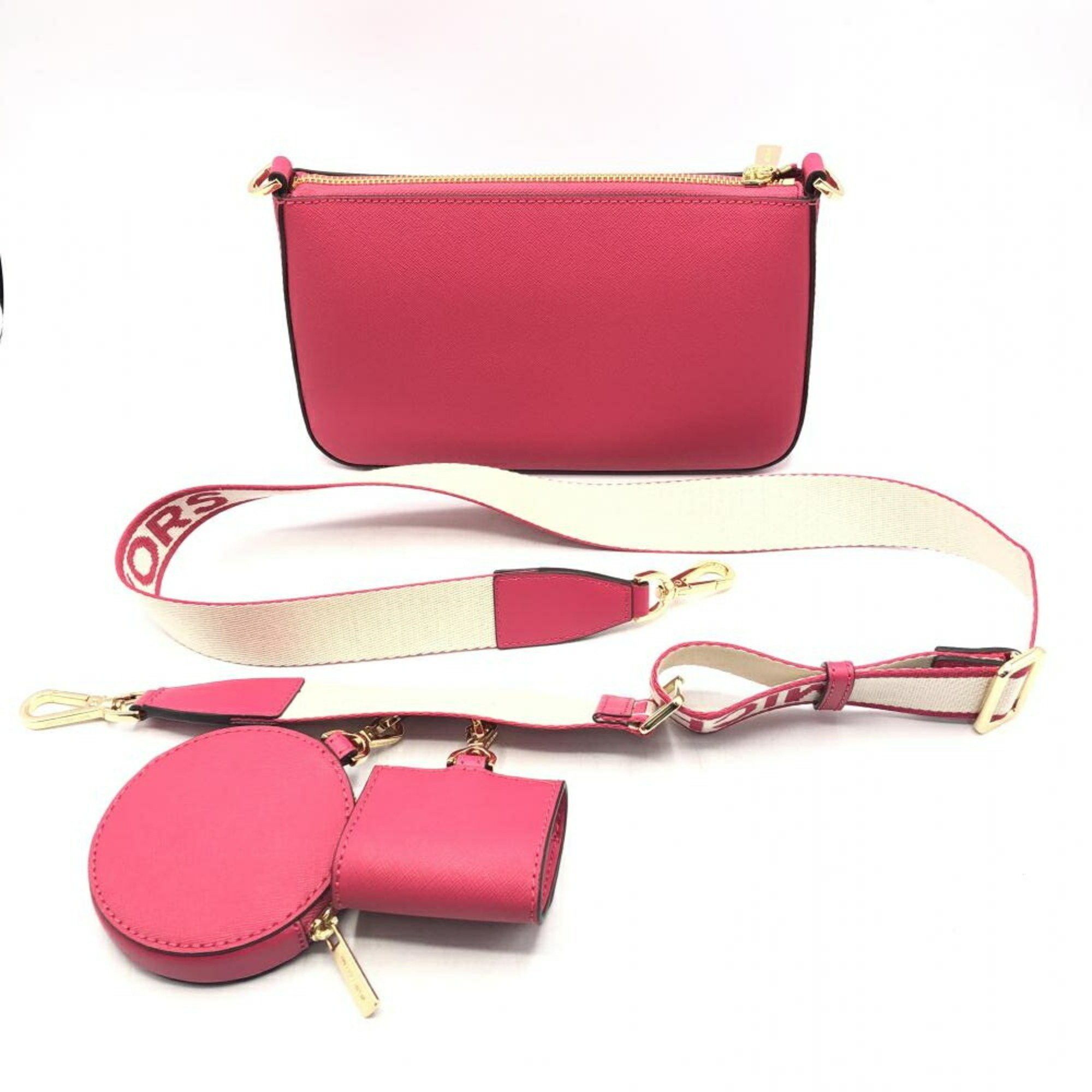 Michael Kors MICHAEL KORS Leather Shoulder Bag Pink Michael Kors Size ONE SIZE - 2 Thumbnail