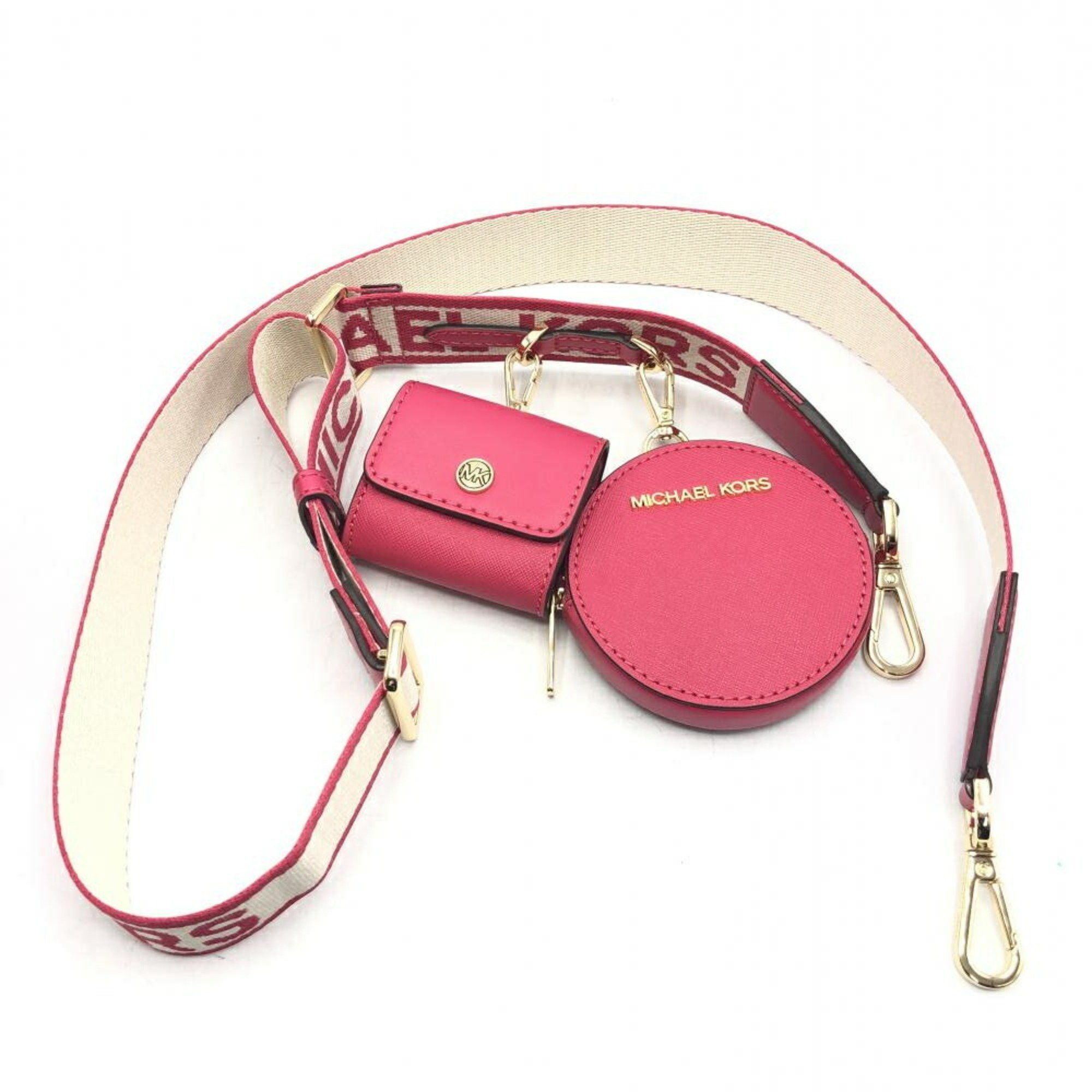 Michael Kors MICHAEL KORS Leather Shoulder Bag Pink Michael Kors Size ONE SIZE - 9 Thumbnail