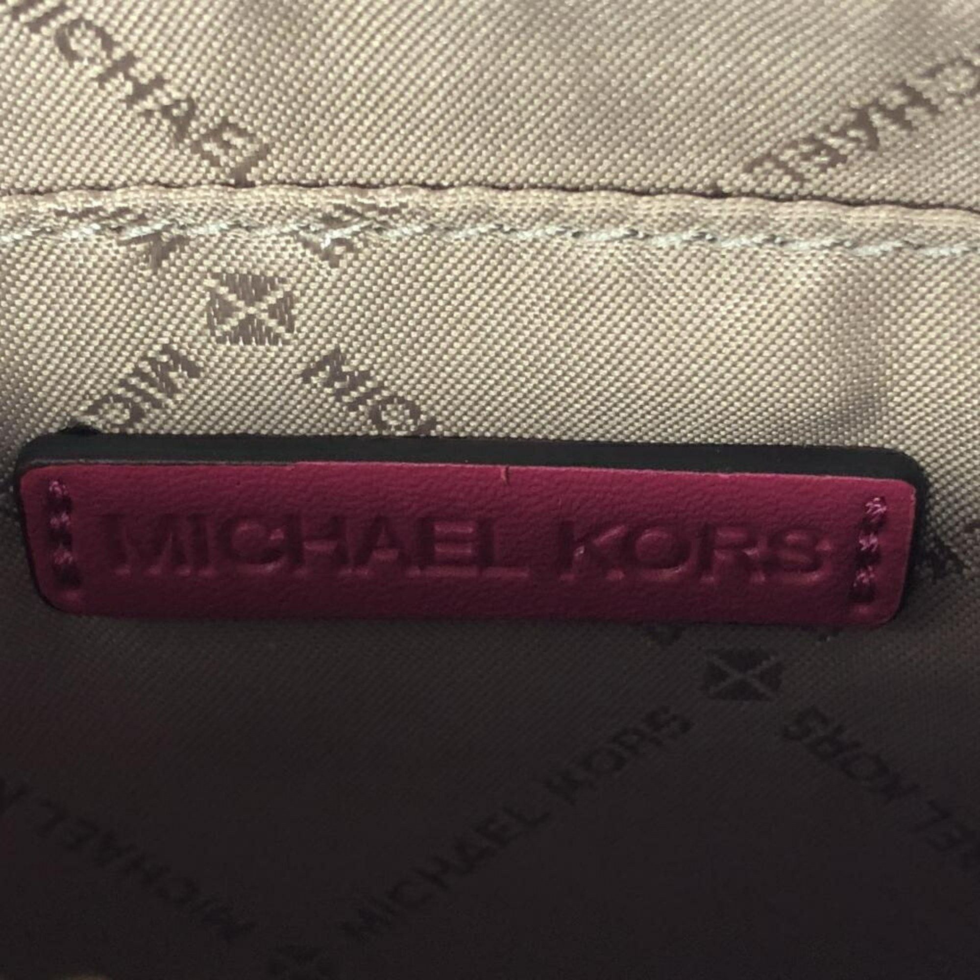Michael Kors MICHAEL KORS Leather Shoulder Bag Pink Michael Kors Size ONE SIZE - 8 Thumbnail