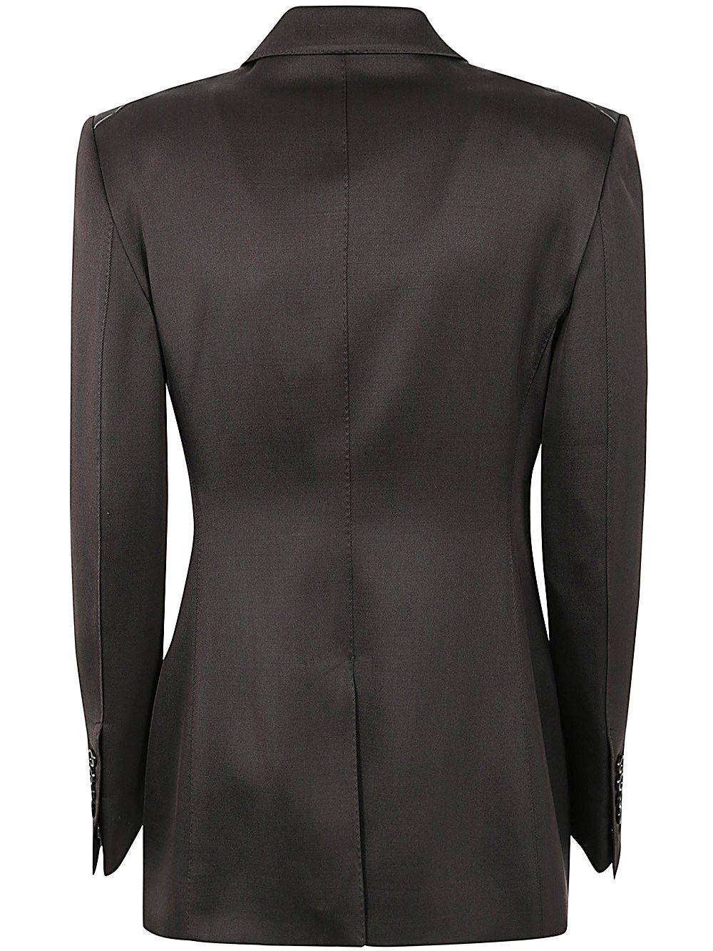Tom Ford SILK AND WOOL TWILL DOUBLE BREASTED JACKET Size L / US 10 / IT 46 - 2 Thumbnail