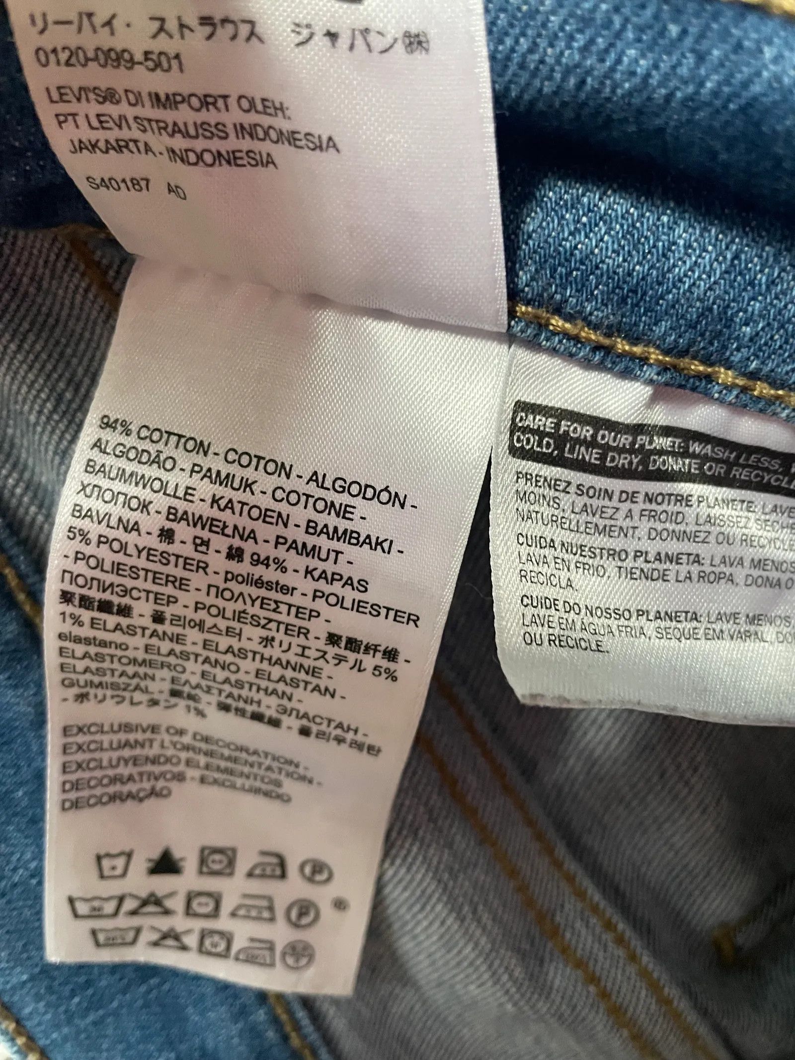 Levi's Levi's 711 skinny Jeans Size 32" / US 10 / IT 46 - 3 Thumbnail