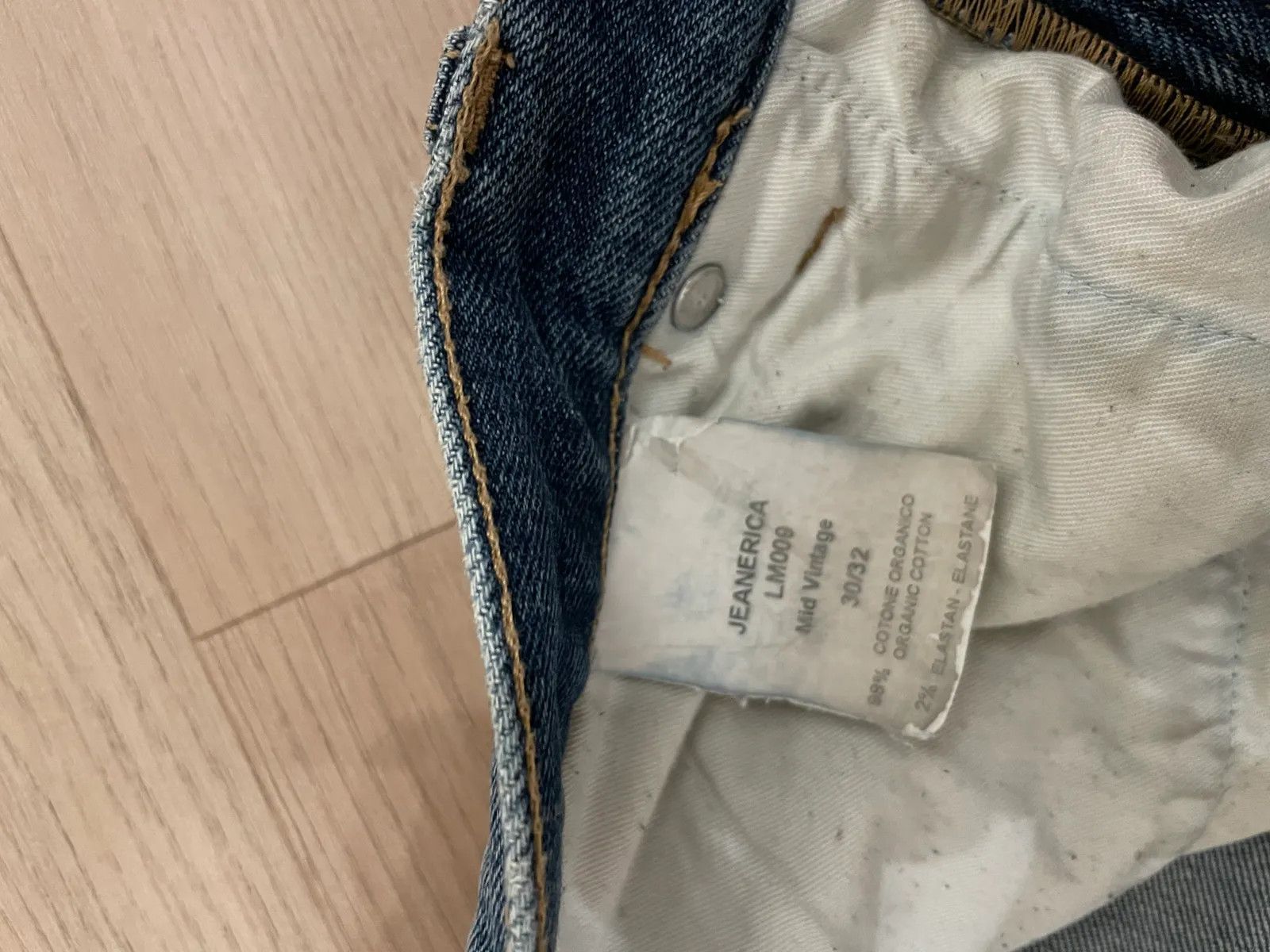 JEANERICA JEANERICA Mid Vintage Jeans Size US 30 / EU 46 - 3 Thumbnail