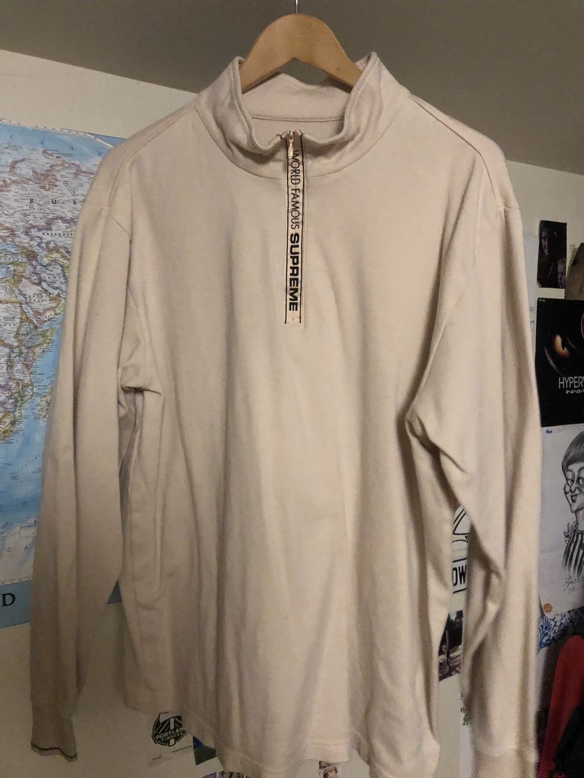 Supreme World Famous Half Zip | Grailed