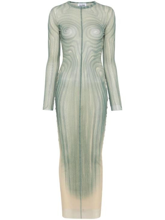 Jean Paul Gaultier JEAN PAUL GAULTIER Women Mid Skirts 2534FRO390 T5870351 Green Size S / US 4 / IT 40 - 6 Thumbnail