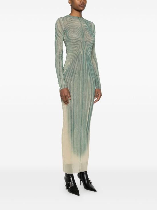 Jean Paul Gaultier JEAN PAUL GAULTIER Women Mid Skirts 2534FRO390 T5870351 Green Size S / US 4 / IT 40 - 2 Thumbnail