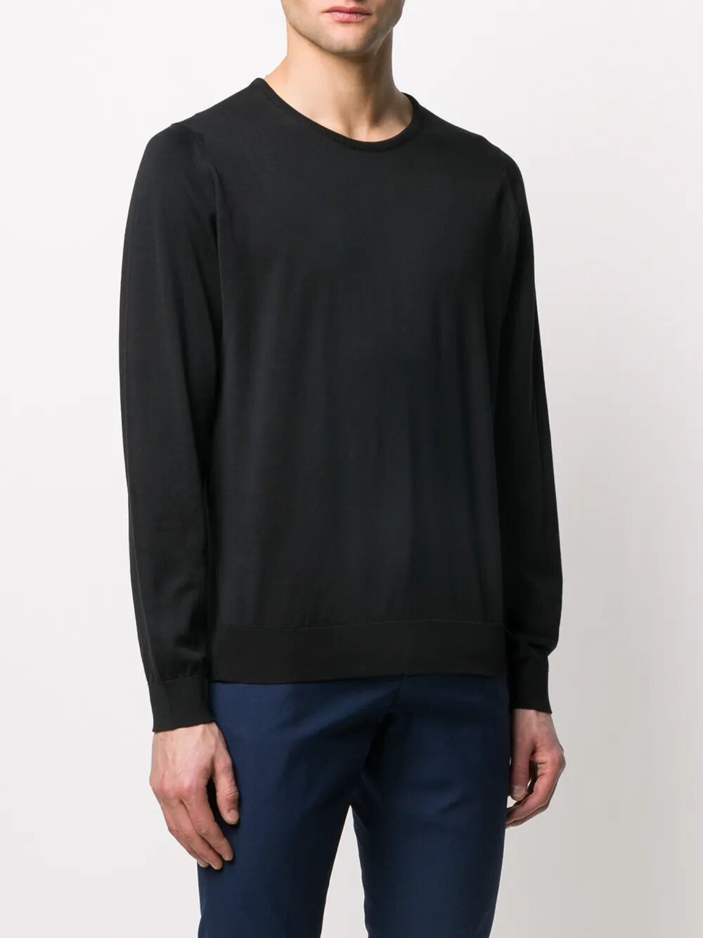 John Smedley HATFIELD LONG SLEEVES CREWNECK PULLOVER Size US XXL / EU 58 / 5 - 7 Thumbnail