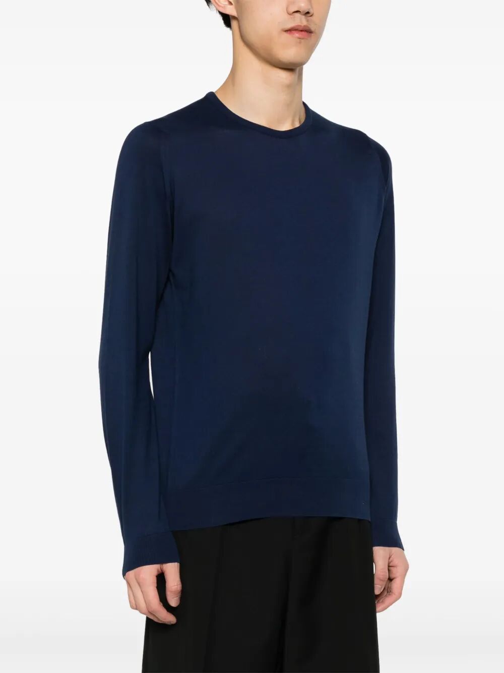 John Smedley HATFIELD LONG SLEEVES CREWNECK PULLOVER Size US S / EU 44-46 / 1 - 7 Thumbnail