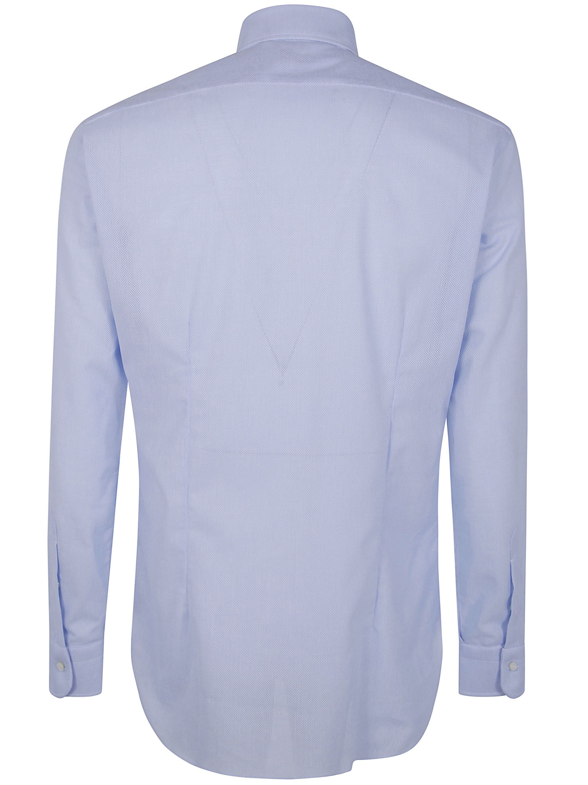 Barba Napoli CLASSIC HONEYCOMB WEFT SHIRT Size US M / EU 48-50 / 2 - 2 Thumbnail