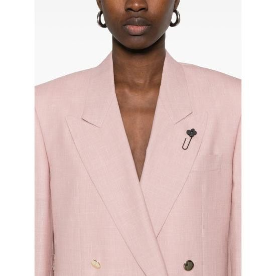 Lardini LARDINI Women Suit Jackets P5CAMERONW ESIF64522 700 PINK Size L / US 10 / IT 46 - 3 Thumbnail
