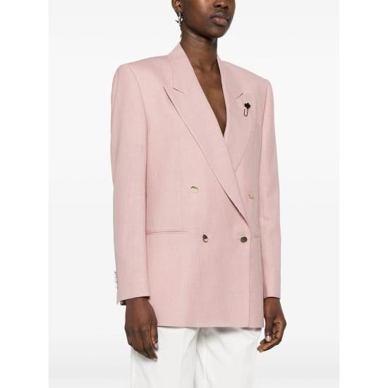 Lardini LARDINI Women Suit Jackets P5CAMERONW ESIF64522 700 PINK Size L / US 10 / IT 46 - 2 Thumbnail