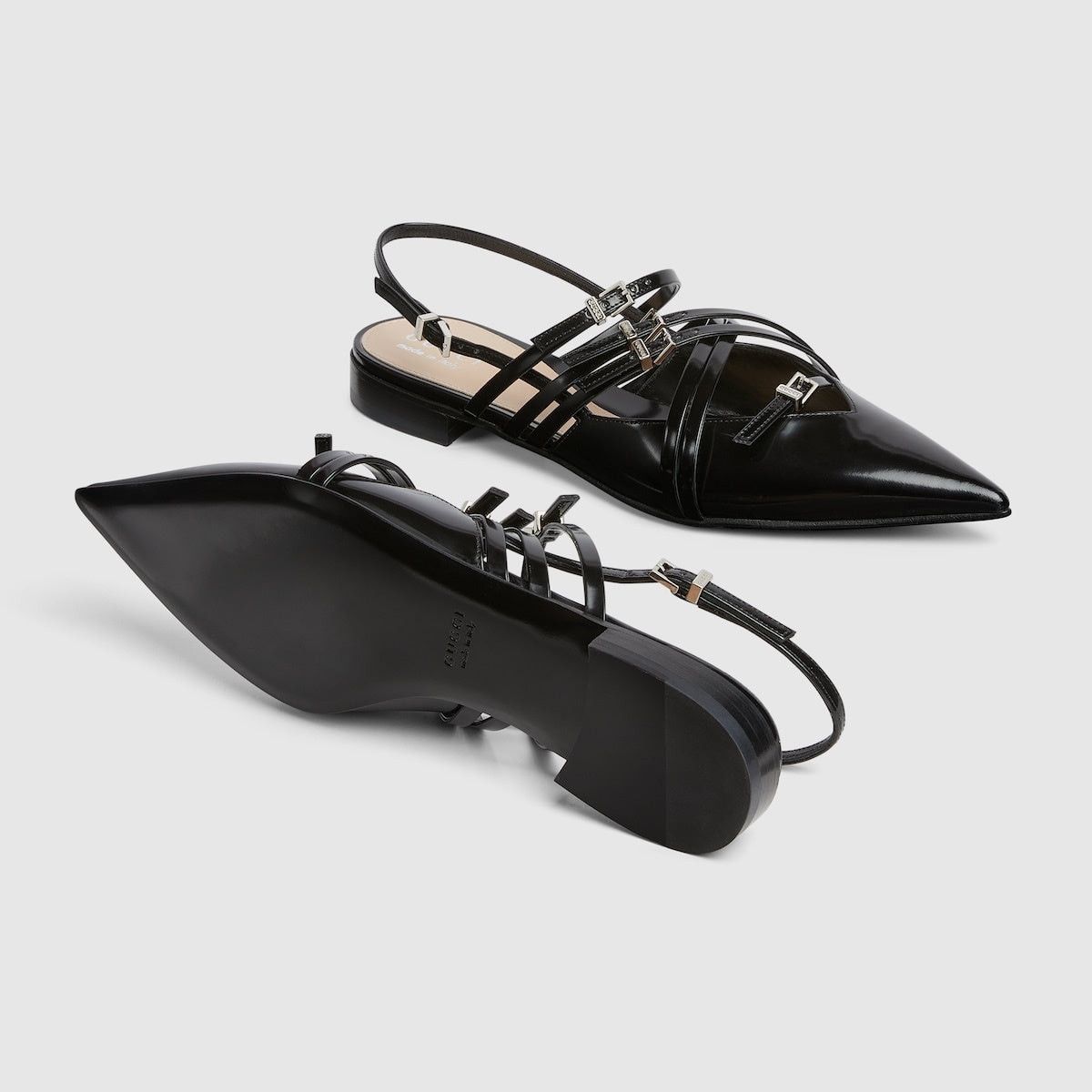 Gucci Gucci Strappy Ballet Flats SIZE 37 Size ONE SIZE - 4 Thumbnail