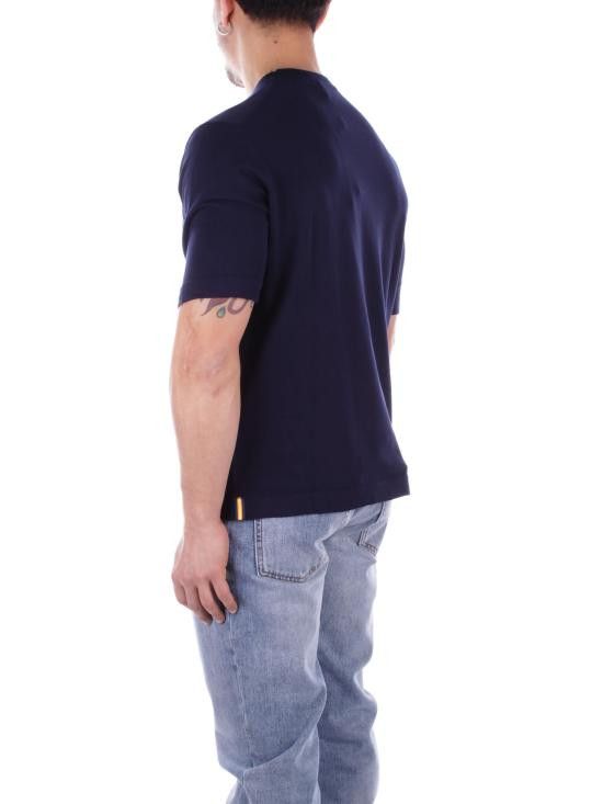 K-Way K-WAY Men Sweater K4126SW K89 Blue Size US L / EU 52-54 / 3 - 3 Thumbnail