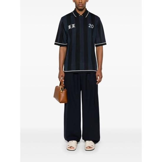 Jacquemus JACQUEMUS Men Polo Shirts 255KN542 2432 390 BLUE Size US S / EU 44-46 / 1 - 4 Thumbnail