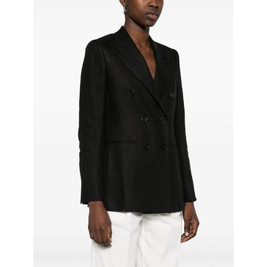 Lardini LARDINI Women Suit Jackets P5ADAMSF ESIEF64404 999 BLACK Size M / US 6-8 / IT 42-44 - 4 Thumbnail