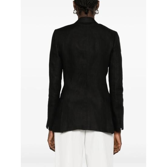 Lardini LARDINI Women Suit Jackets P5ADAMSF ESIEF64404 999 BLACK Size M / US 6-8 / IT 42-44 - 3 Thumbnail