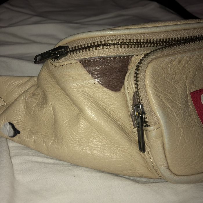 Supreme FINAL DROP DESERT CAMO WAIST BAG LEATHER SUPREME FANNY PACK