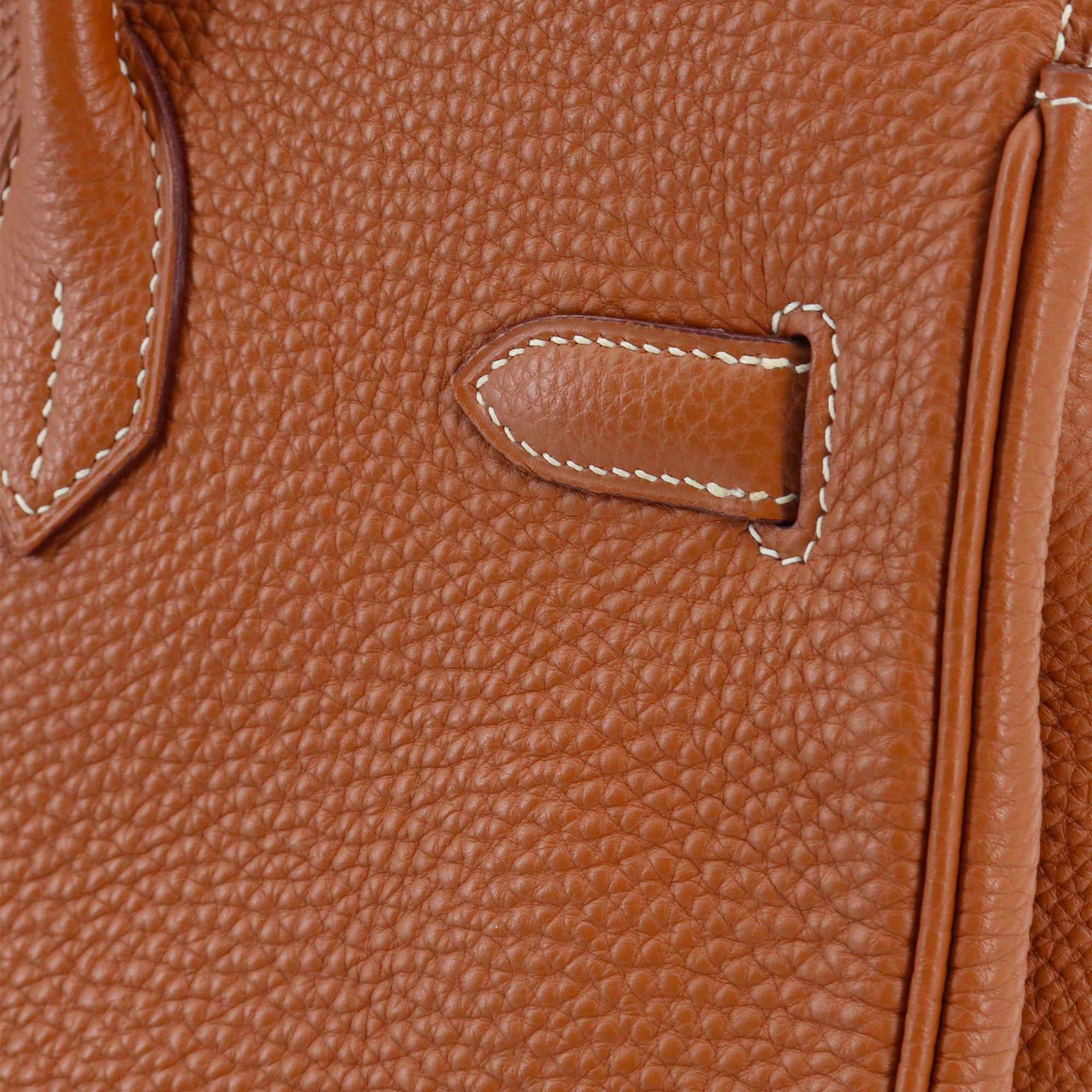 Hermes HERMÈS - Birkin 35 Hermès handbag in gold togo leather Size ONE SIZE - 7 Thumbnail