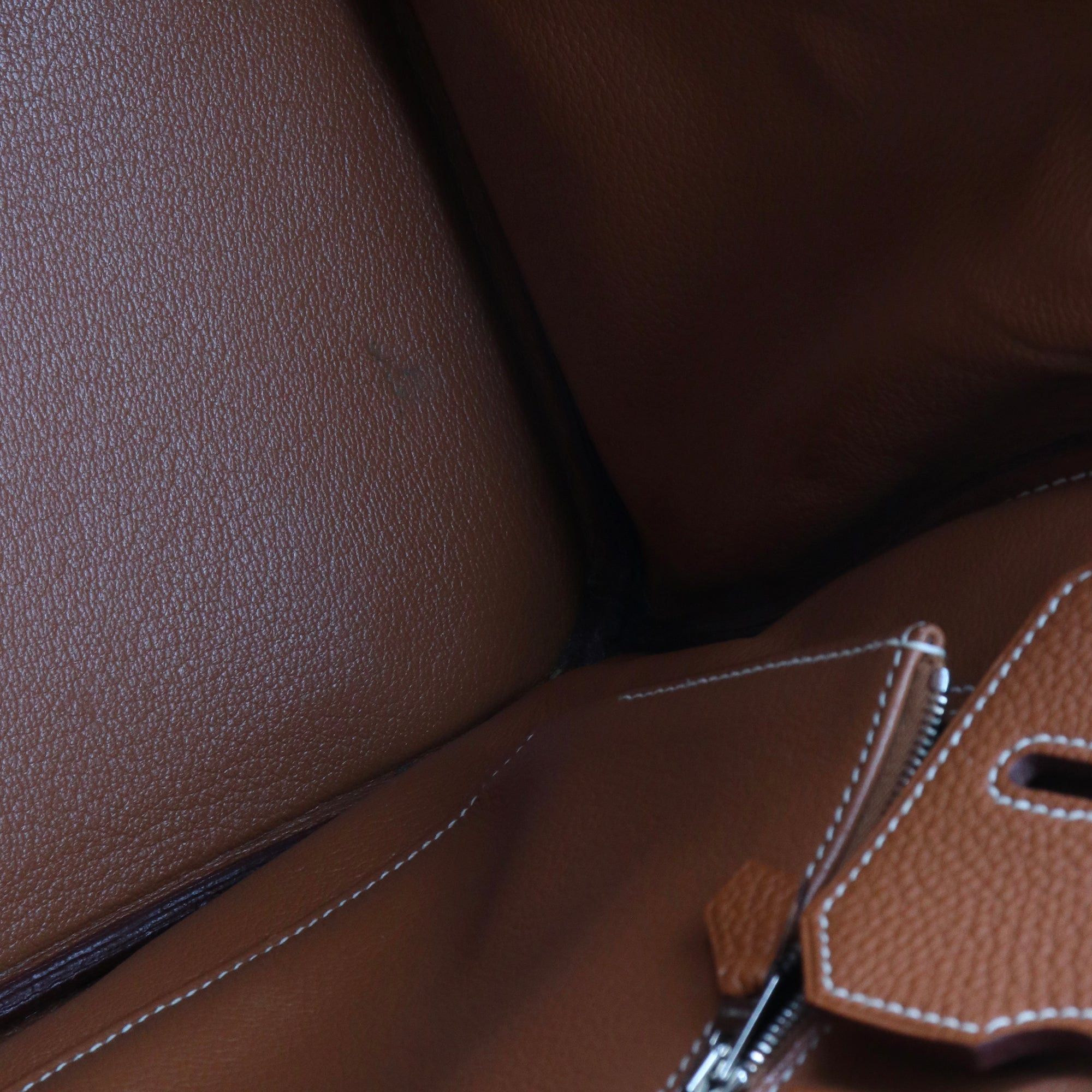 Hermes HERMÈS - Birkin 35 Hermès handbag in gold togo leather Size ONE SIZE - 11 Thumbnail