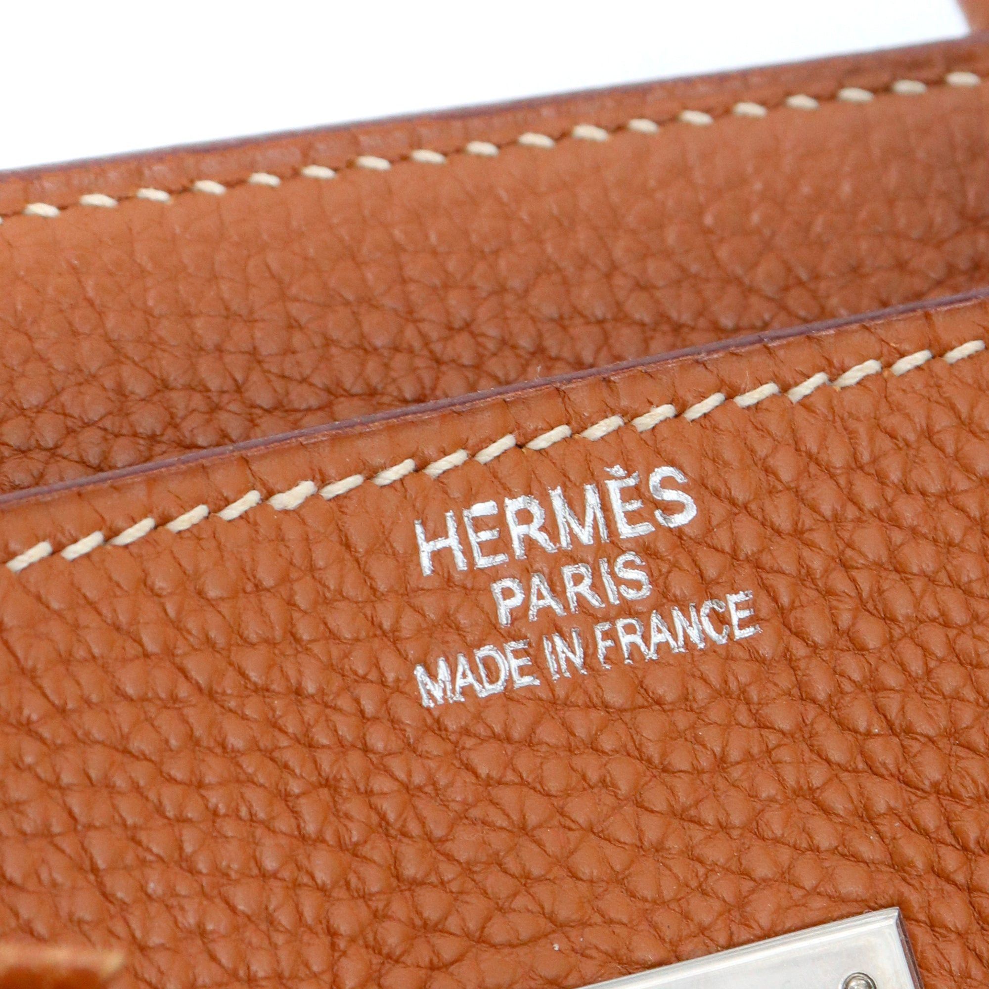 Hermes HERMÈS - Birkin 35 Hermès handbag in gold togo leather Size ONE SIZE - 13 Thumbnail