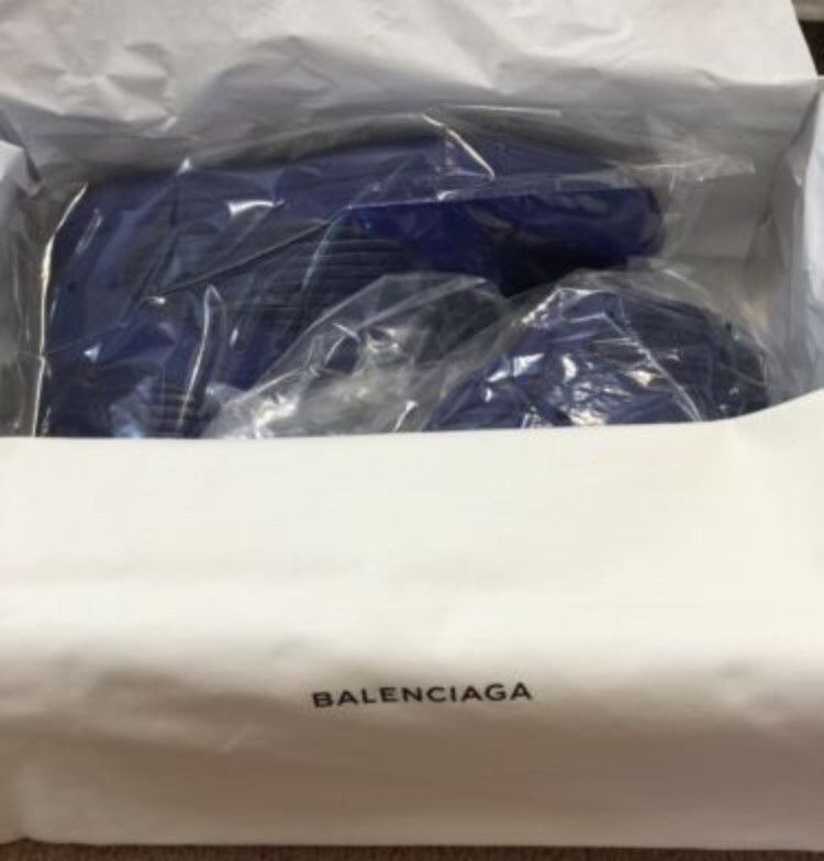 Balenciaga Balenciaga Violet Blue Pleated Size US 8.5 / EU 41-42 - 6 Thumbnail