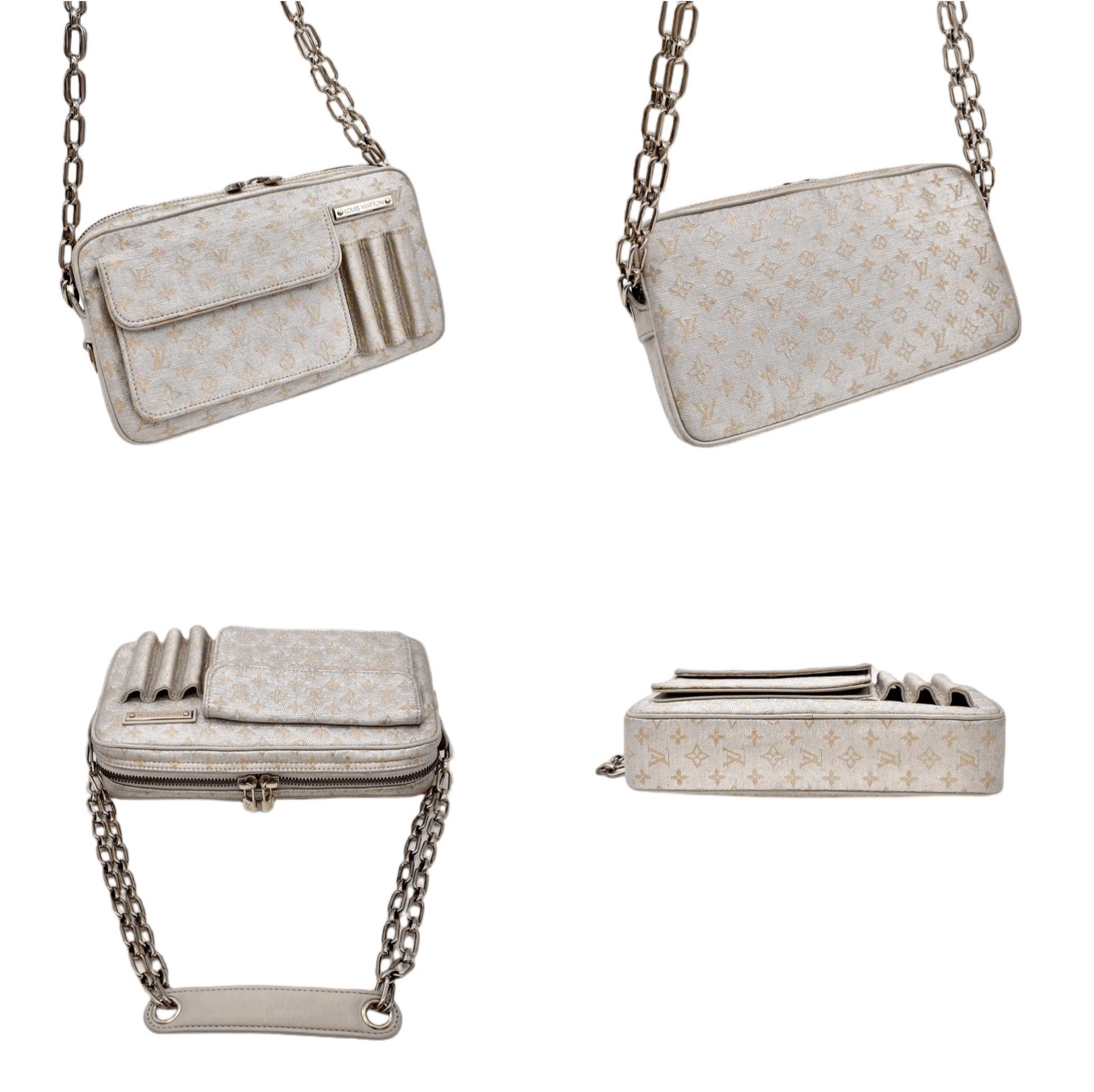 Louis Vuitton Louis Vuitton 2002Fw Collection Monogram Miniran Shine Macenna M92362 Goal Do Size ONE SIZE - 4 Thumbnail