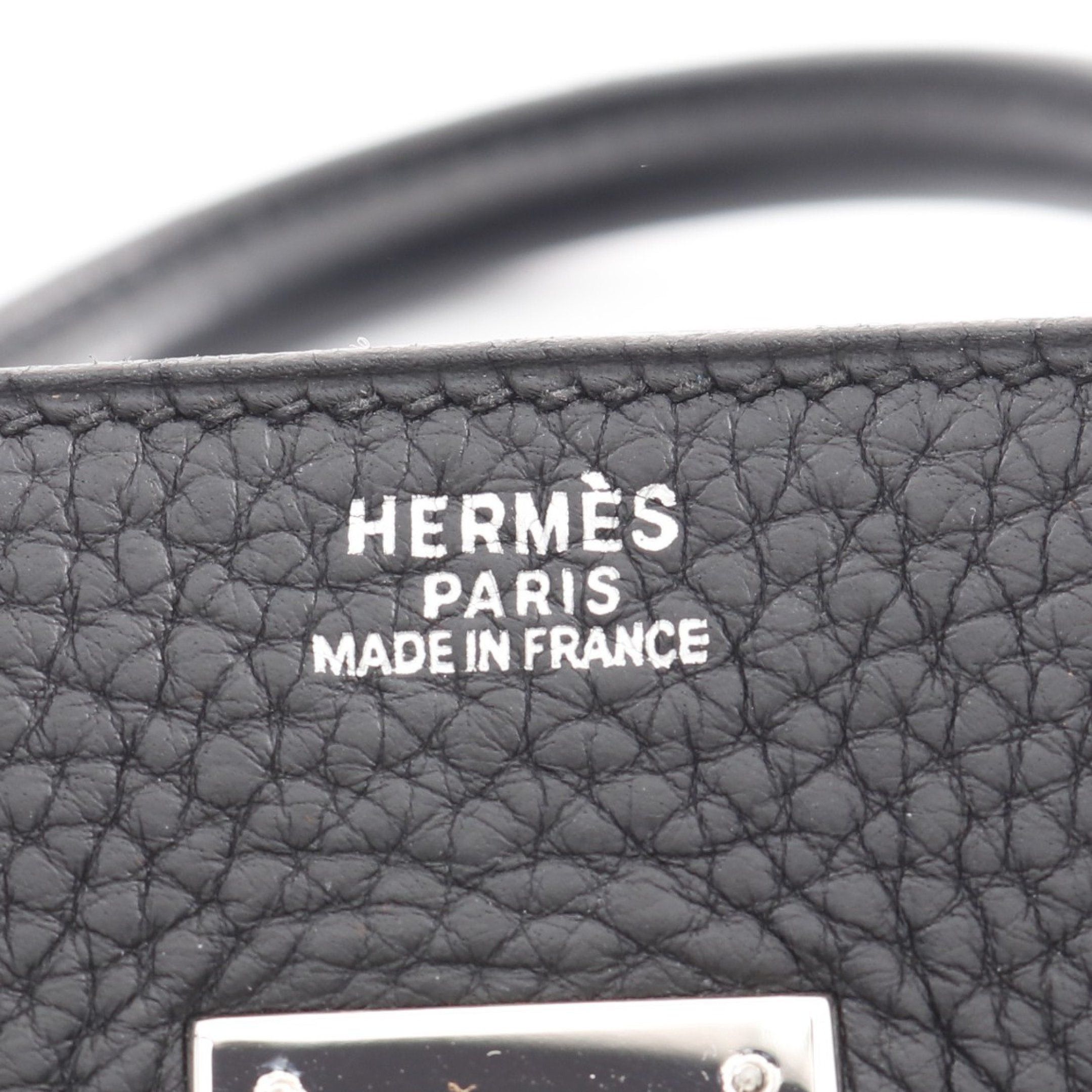 Hermes Hermes Birkin 30 Handbag Clemence Leather Black Silver Hardware □I Stamp (Manufactured Around 2005) Size ONE SIZE - 4 Thumbnail