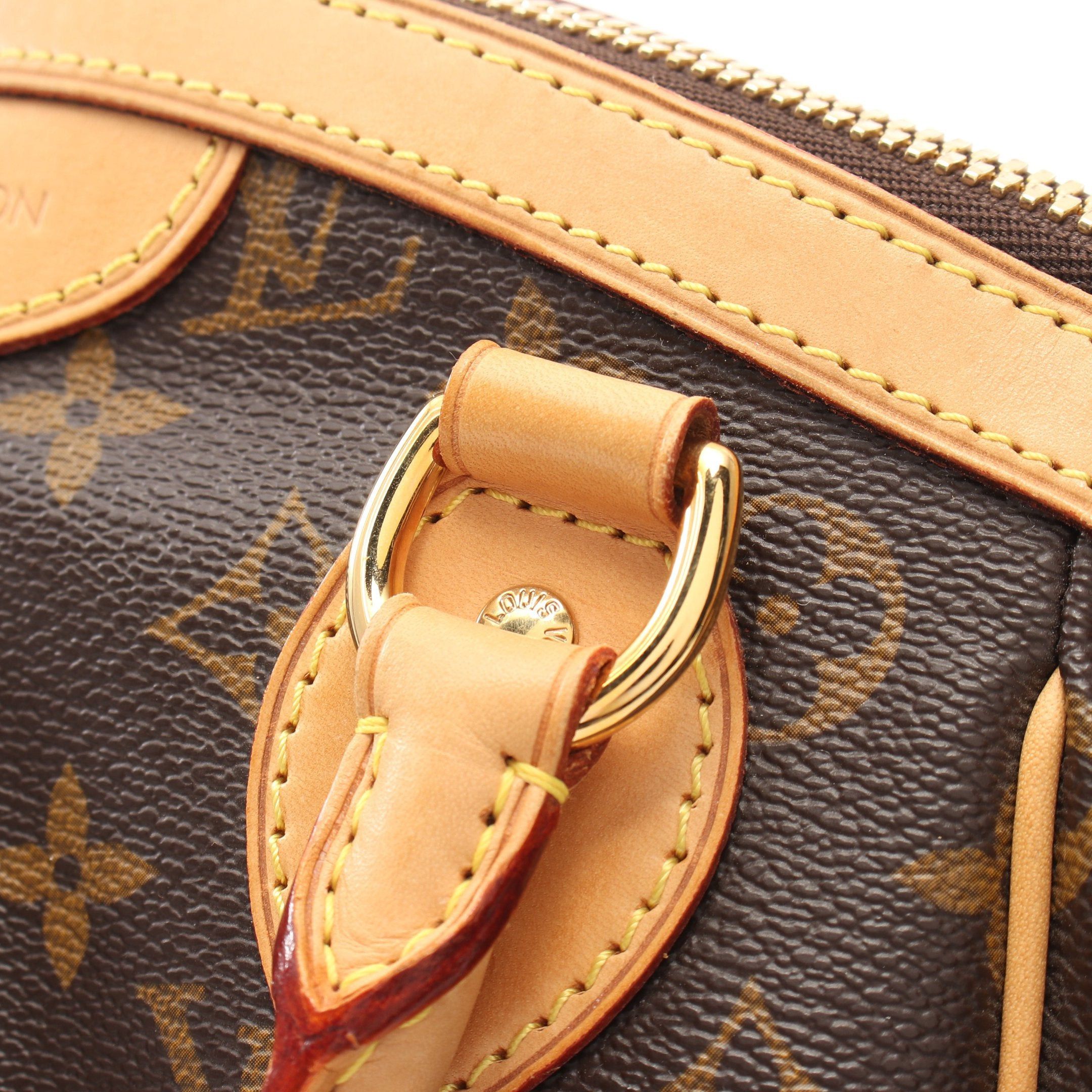 Louis Vuitton Louis Vuitton Tivoli Pm Monogram Handbag Leather Brown Size ONE SIZE - 9 Thumbnail
