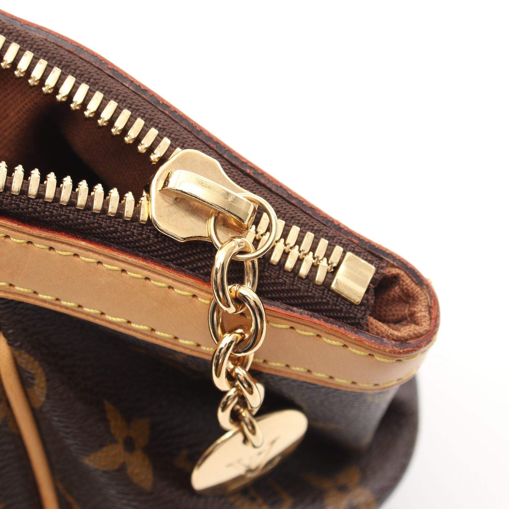 Louis Vuitton Louis Vuitton Tivoli Pm Monogram Handbag Leather Brown Size ONE SIZE - 11 Thumbnail