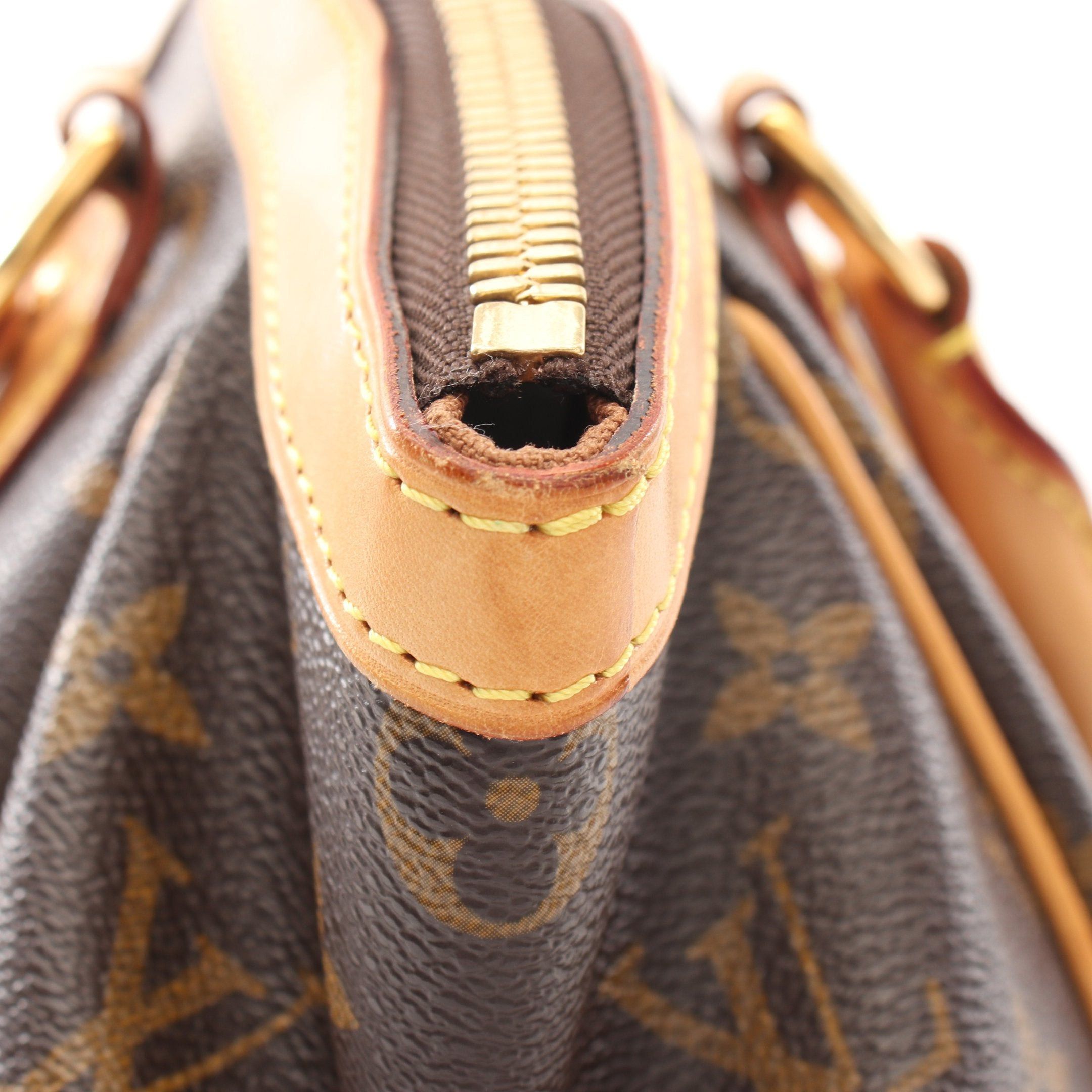 Louis Vuitton Louis Vuitton Tivoli Pm Monogram Handbag Leather Brown Size ONE SIZE - 10 Thumbnail