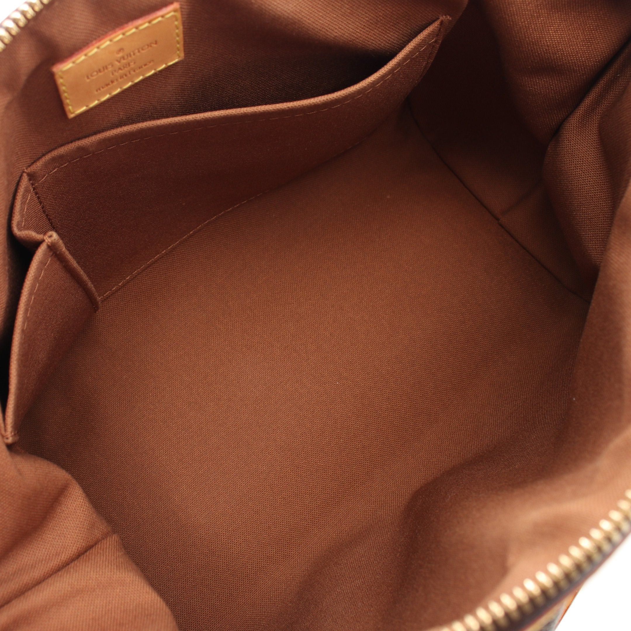 Louis Vuitton Louis Vuitton Tivoli Pm Monogram Handbag Leather Brown Size ONE SIZE - 3 Thumbnail