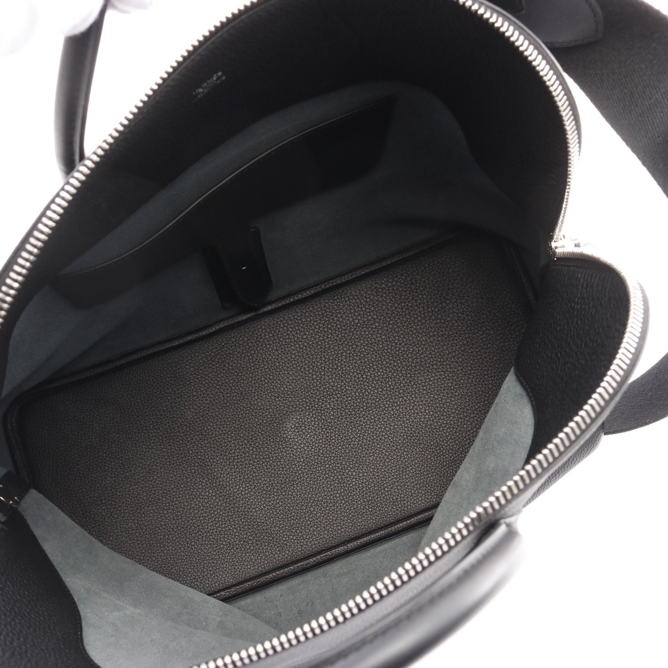 Hermes Hermes Bolide A Dos Backpack Rucksack Togo Black Silver Hardware Double Engraved Size ONE SIZE - 3 Thumbnail