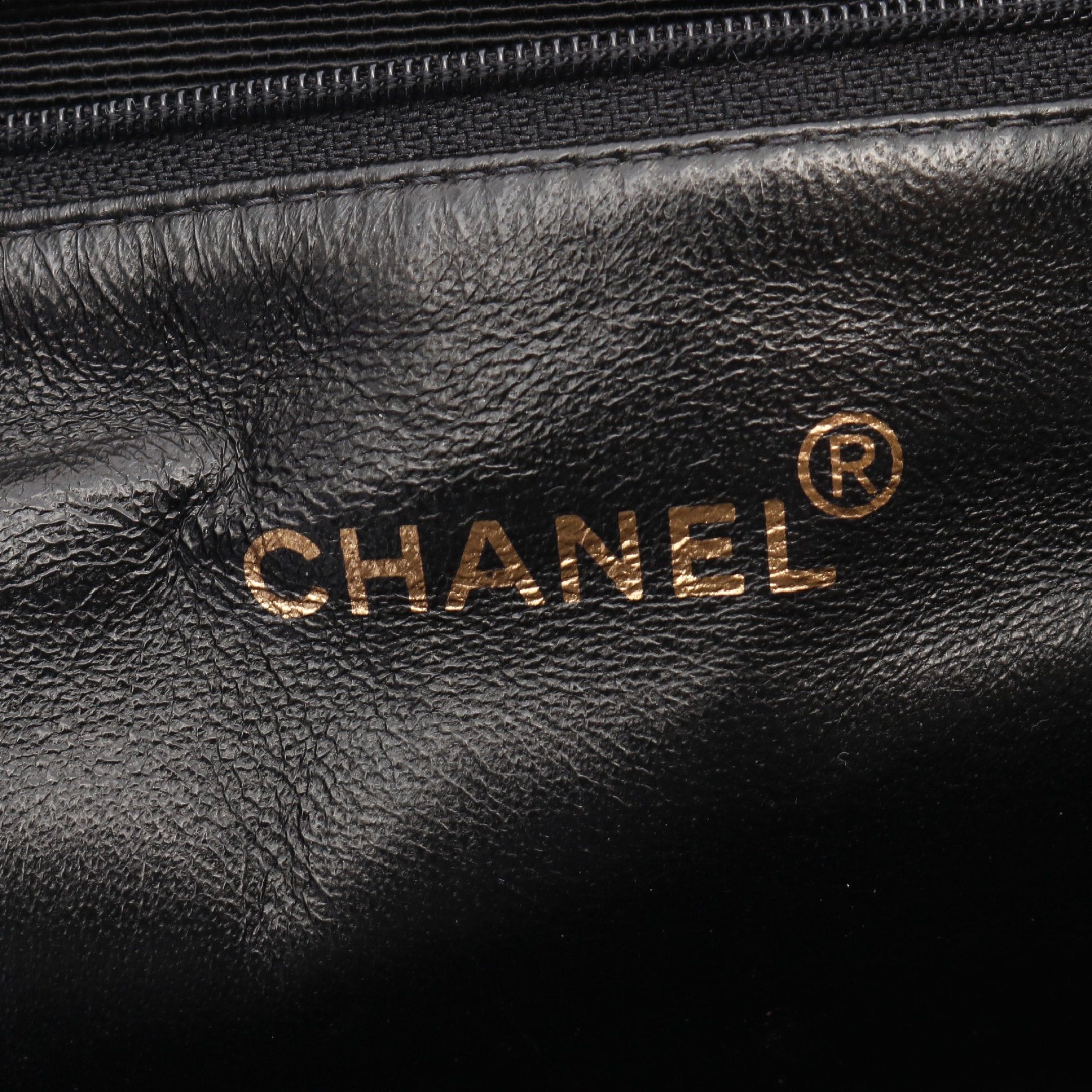 Chanel Chanel Matelasse Big Coco Mark Chain Handbag Tote Bag Caviar Skin Black Gold Hardware Size ONE SIZE - 4 Thumbnail