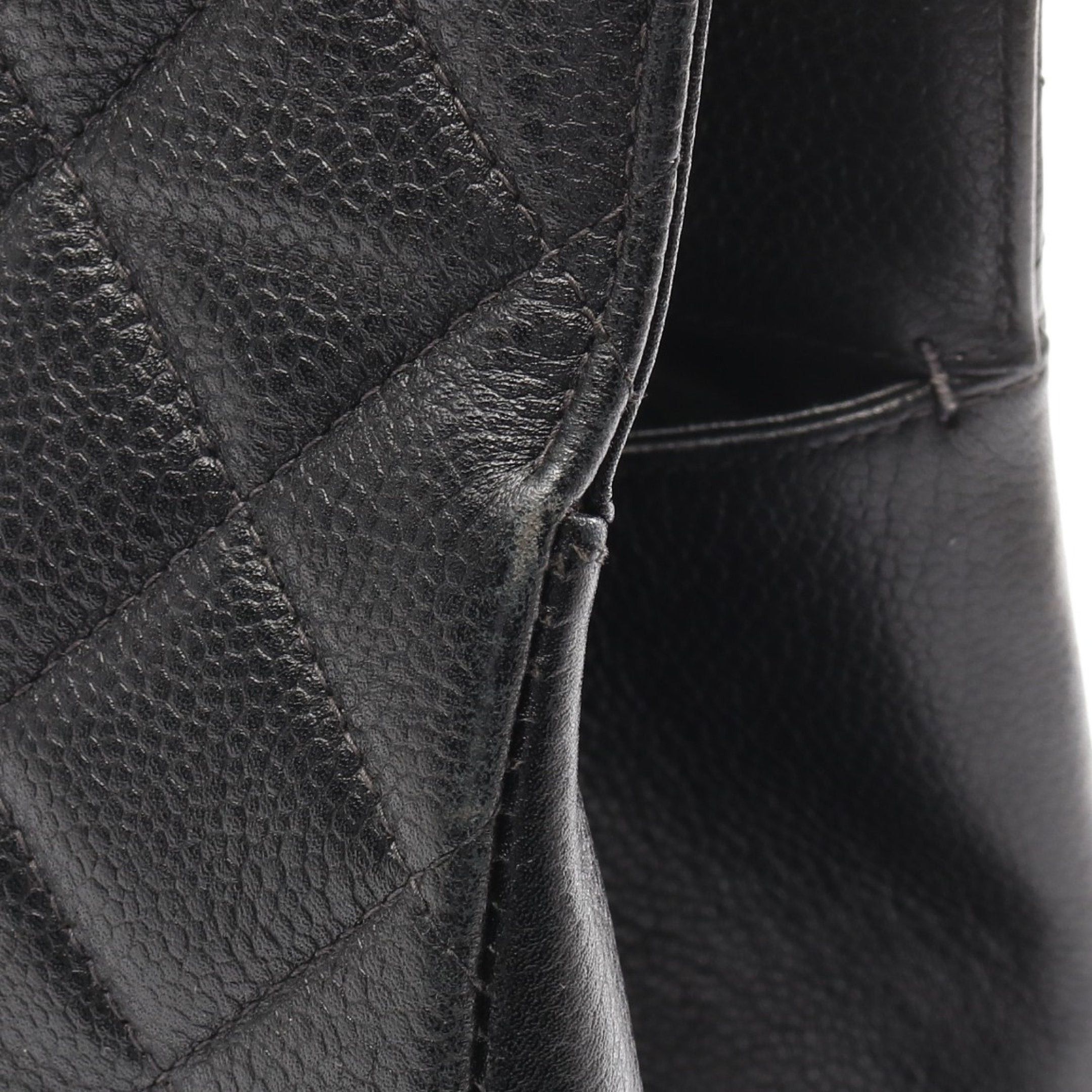 Chanel Chanel Matelasse Big Coco Mark Chain Handbag Tote Bag Caviar Skin Black Gold Hardware Size ONE SIZE - 7 Thumbnail