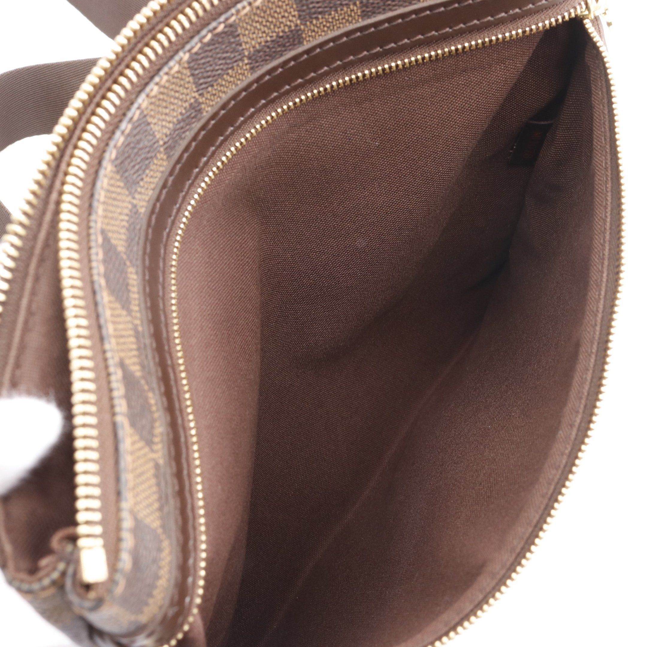 Louis Vuitton Louis Vuitton Pochette Bosforo Damier Ebene Shoulder Bag Leather Brown Size ONE SIZE - 6 Thumbnail