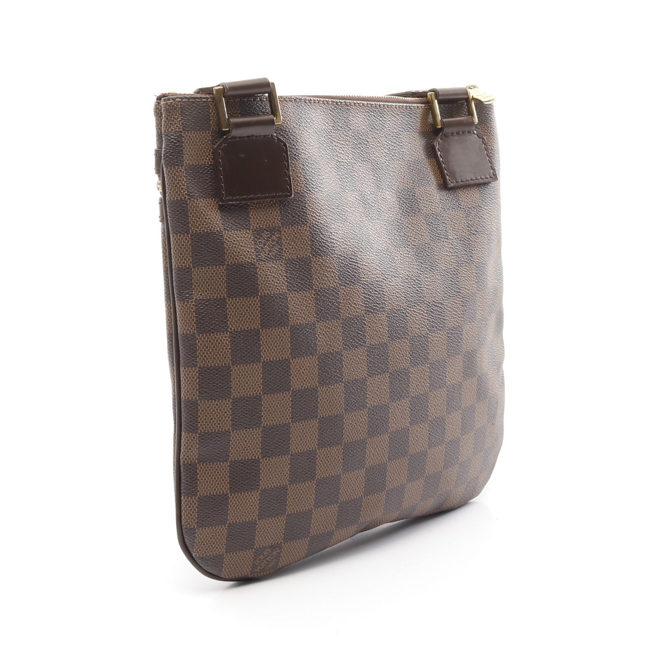 Louis Vuitton Louis Vuitton Pochette Bosforo Damier Ebene Shoulder Bag Leather Brown Size ONE SIZE - 2 Thumbnail