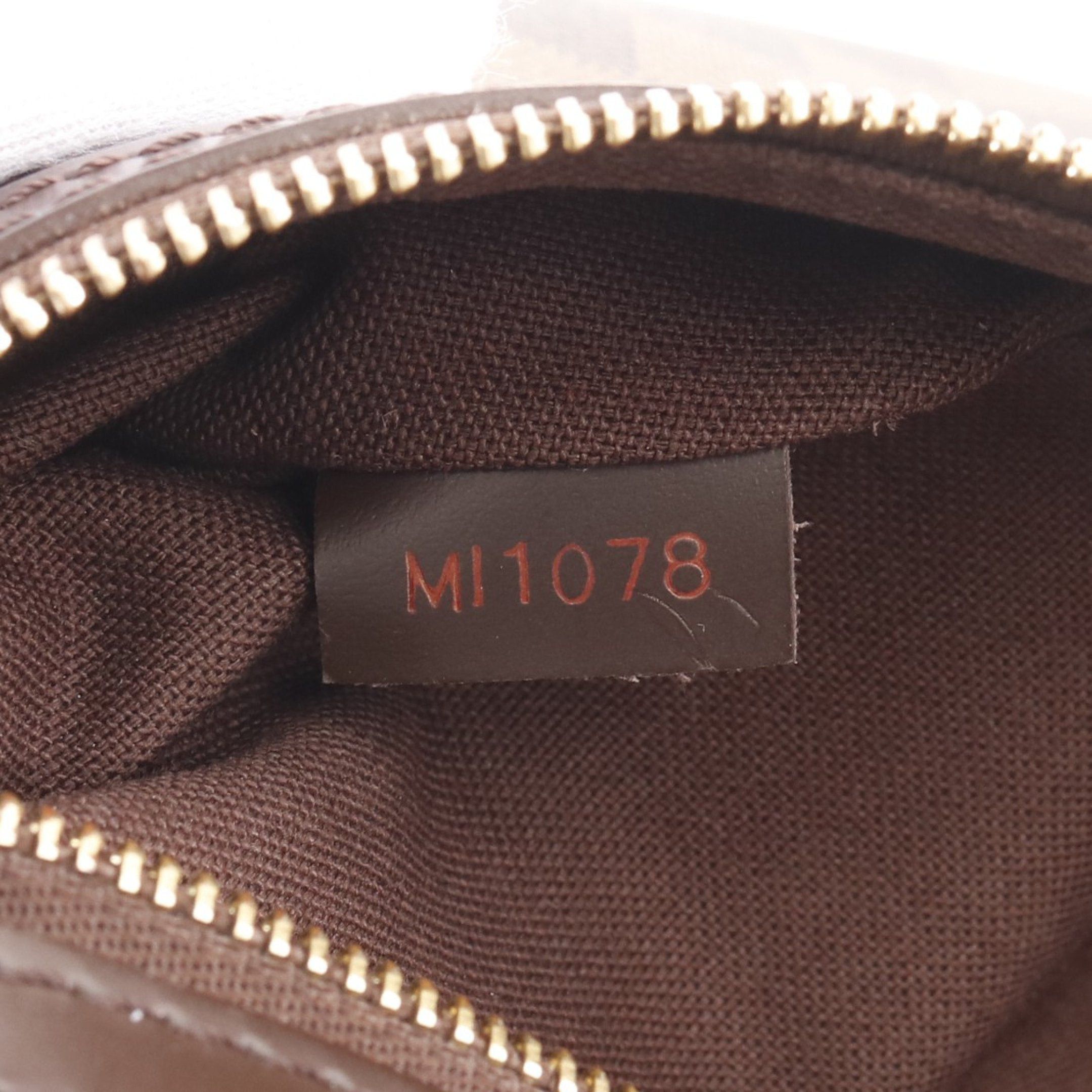 Louis Vuitton Louis Vuitton Pochette Bosforo Damier Ebene Shoulder Bag Leather Brown Size ONE SIZE - 5 Thumbnail