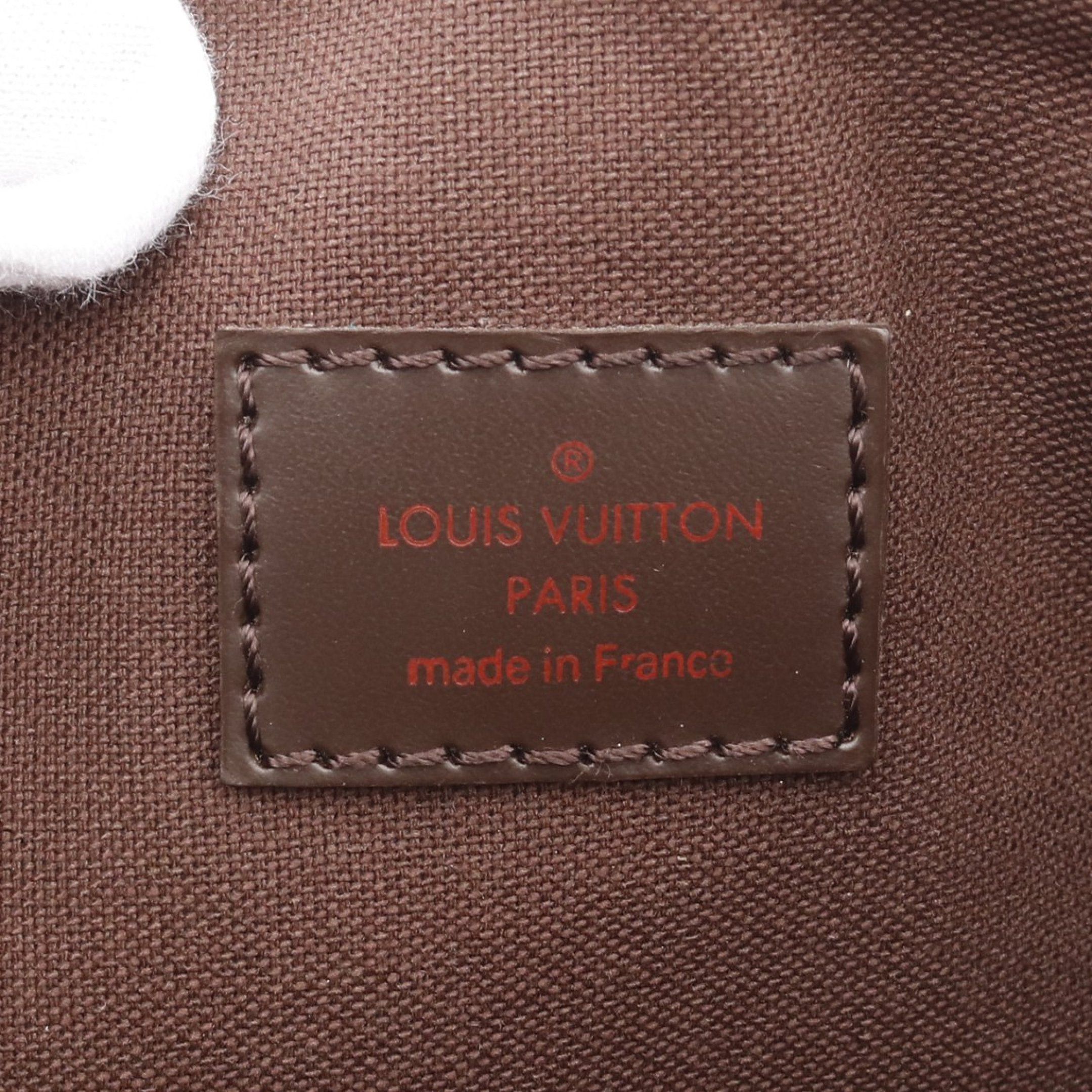 Louis Vuitton Louis Vuitton Pochette Bosforo Damier Ebene Shoulder Bag Leather Brown Size ONE SIZE - 4 Thumbnail