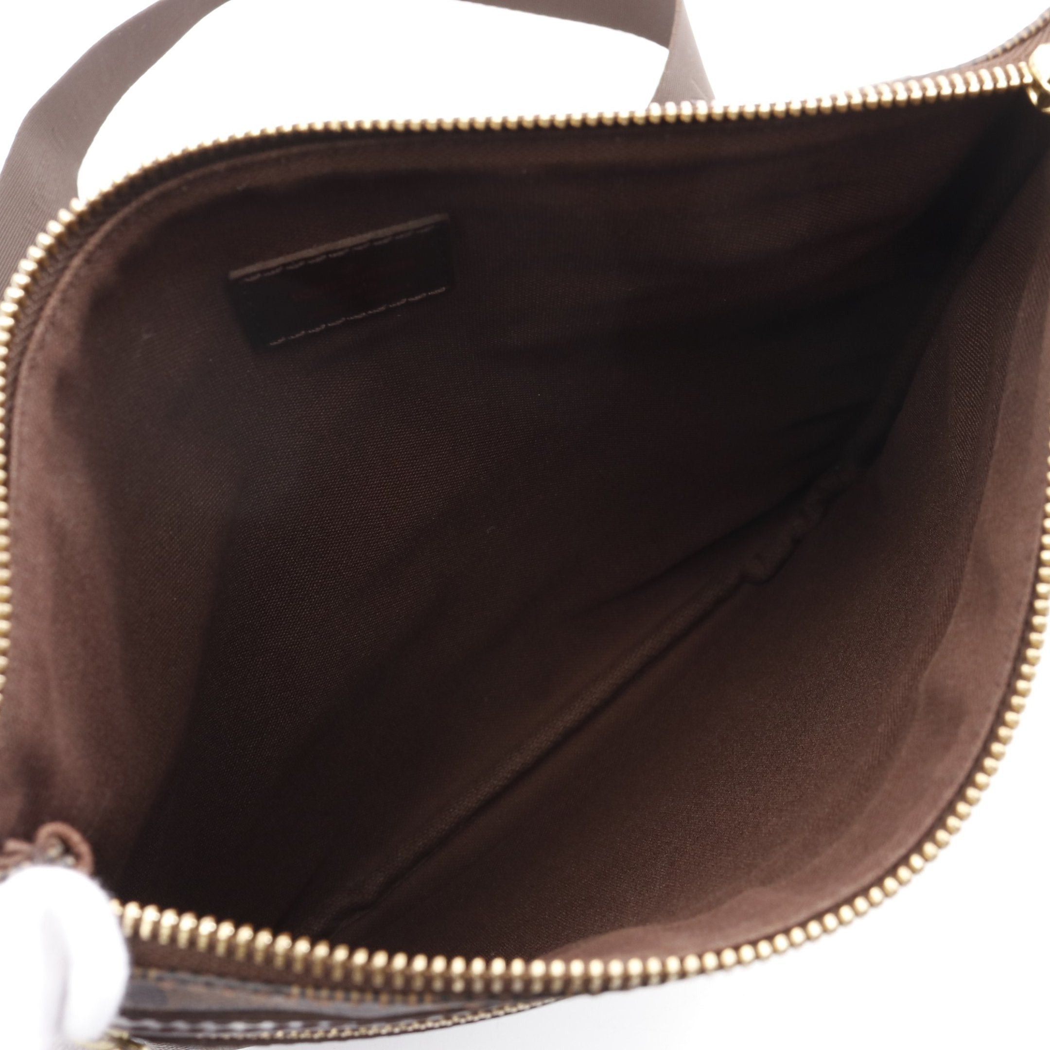 Louis Vuitton Louis Vuitton Pochette Bosforo Damier Ebene Shoulder Bag Leather Brown Size ONE SIZE - 3 Thumbnail