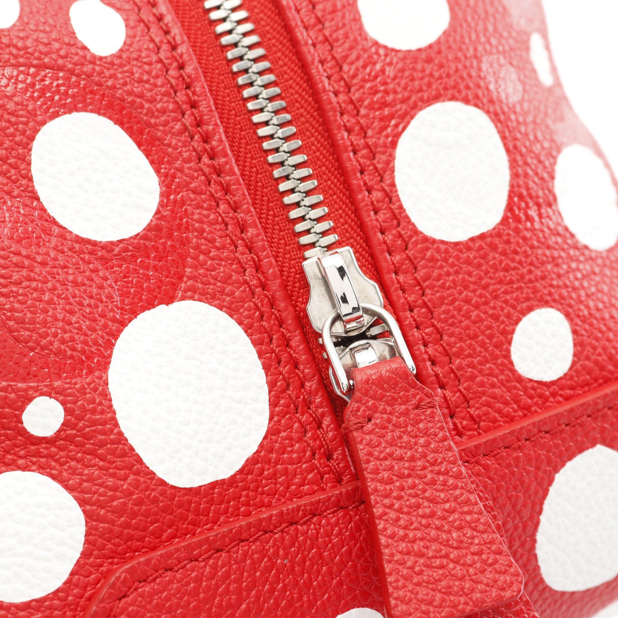 Louis Vuitton Louis Vuitton Louis Vuitton * Yayoi Kusama Monogram Empreinte Handbag Leather Red White Size ONE SIZE - 6 Thumbnail